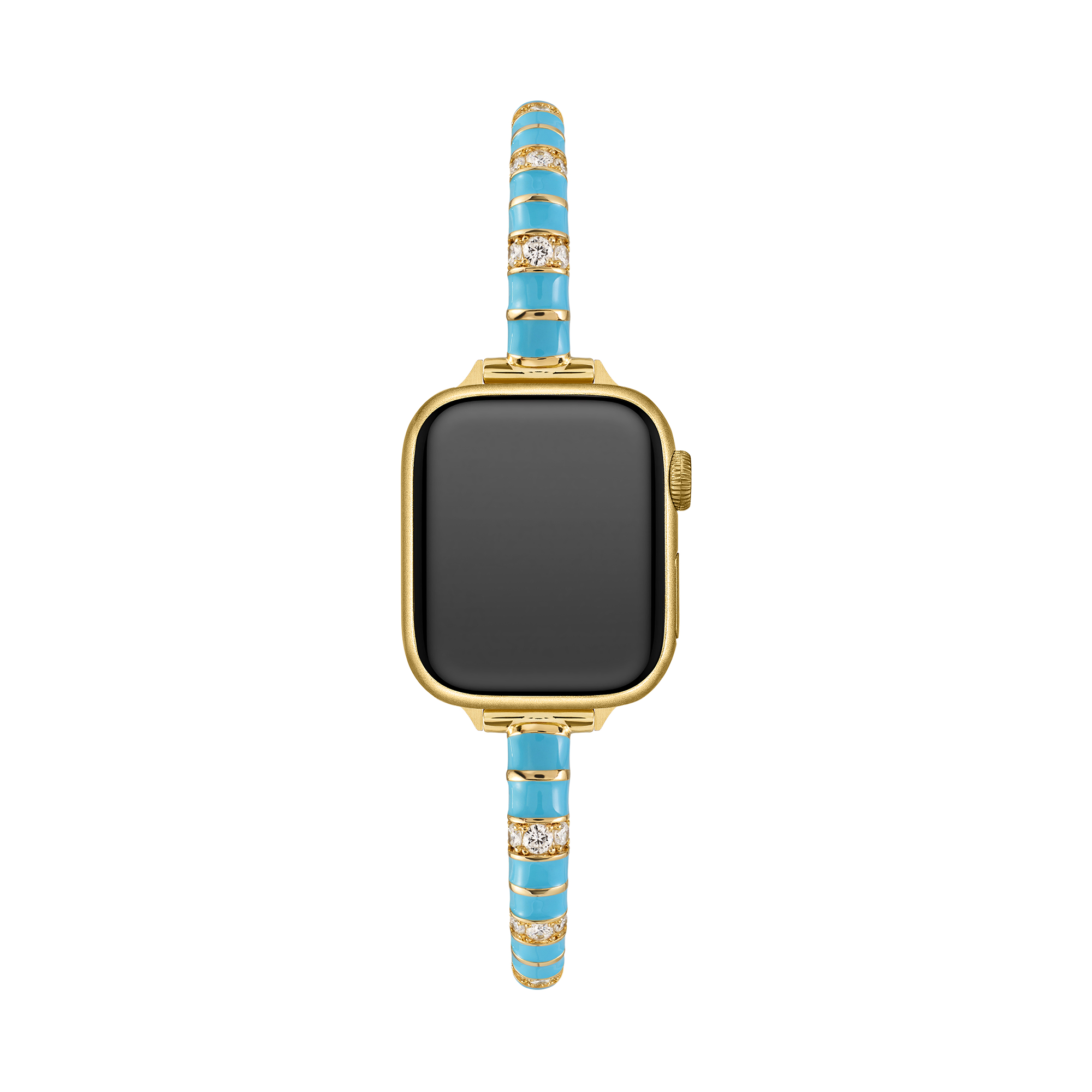 14k Gold / Platinum Plated Enameling Copper Watch Band for Apple Watch