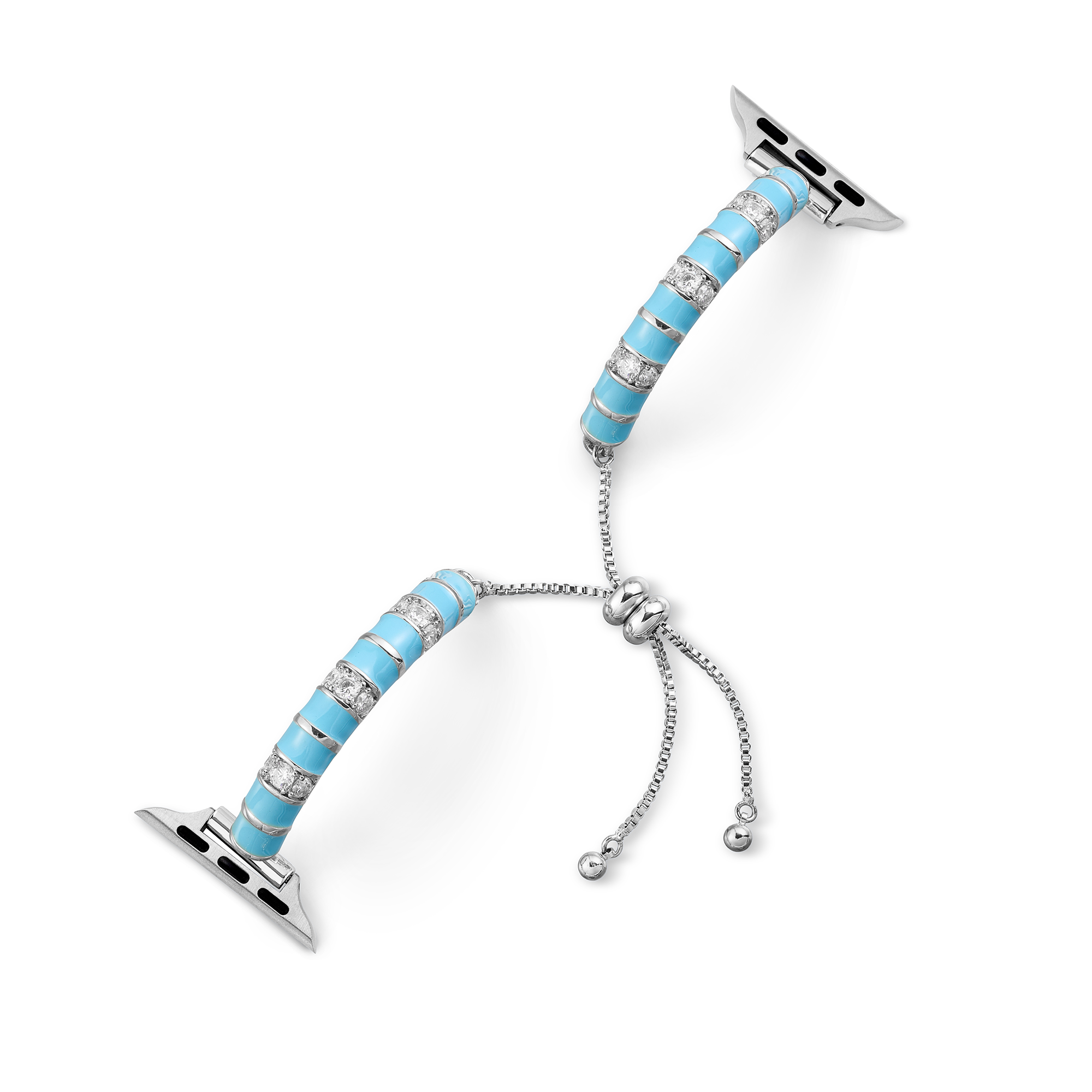 14k Gold / Platinum Plated Enameling Copper Watch Band for Apple Watch