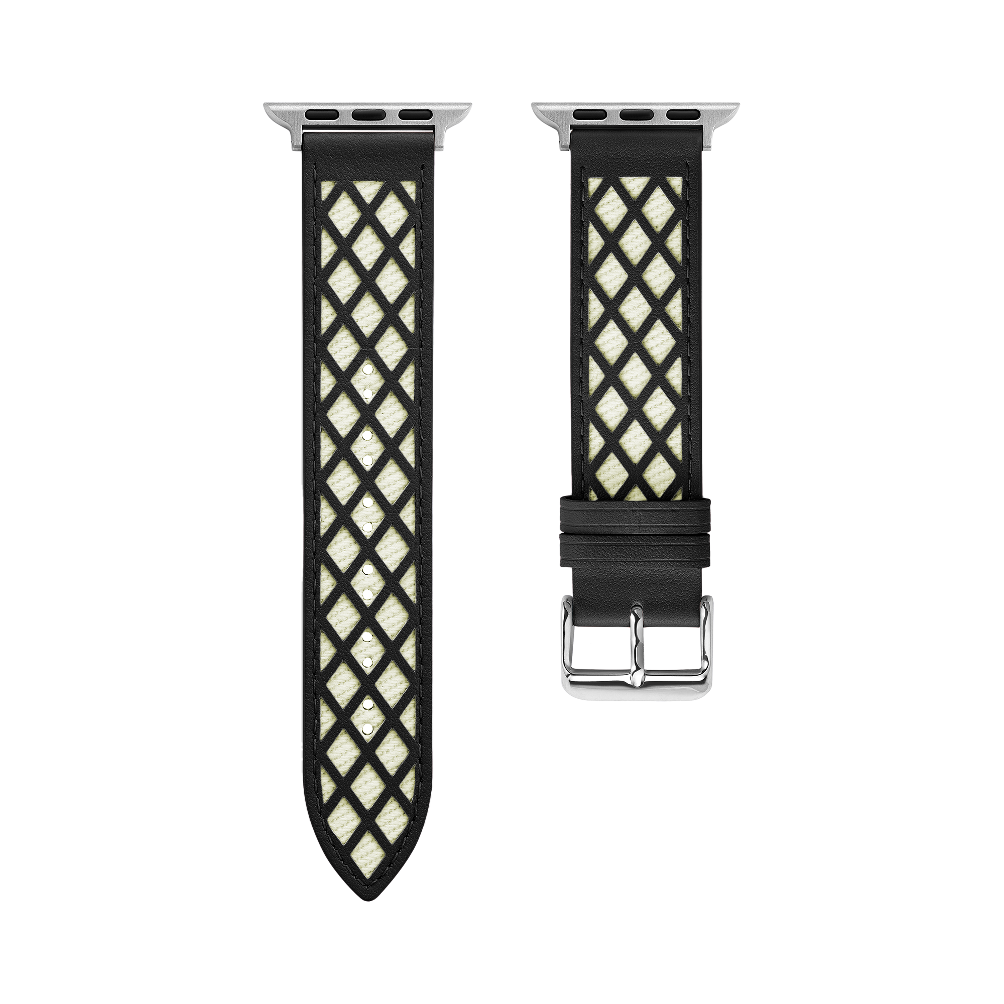 Lattice Leather Watch Band for Apple Watch