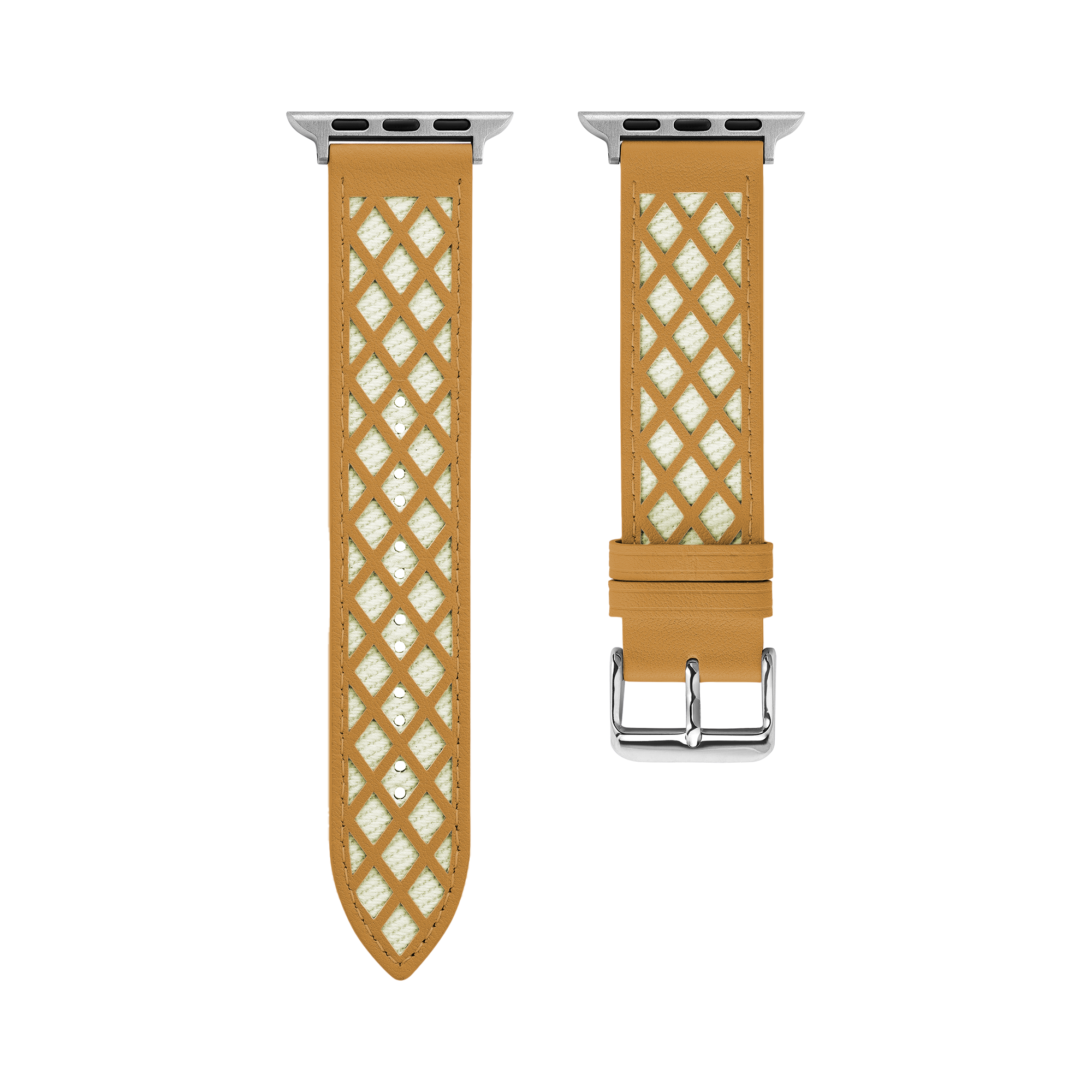 Lattice Leather Watch Band for Apple Watch