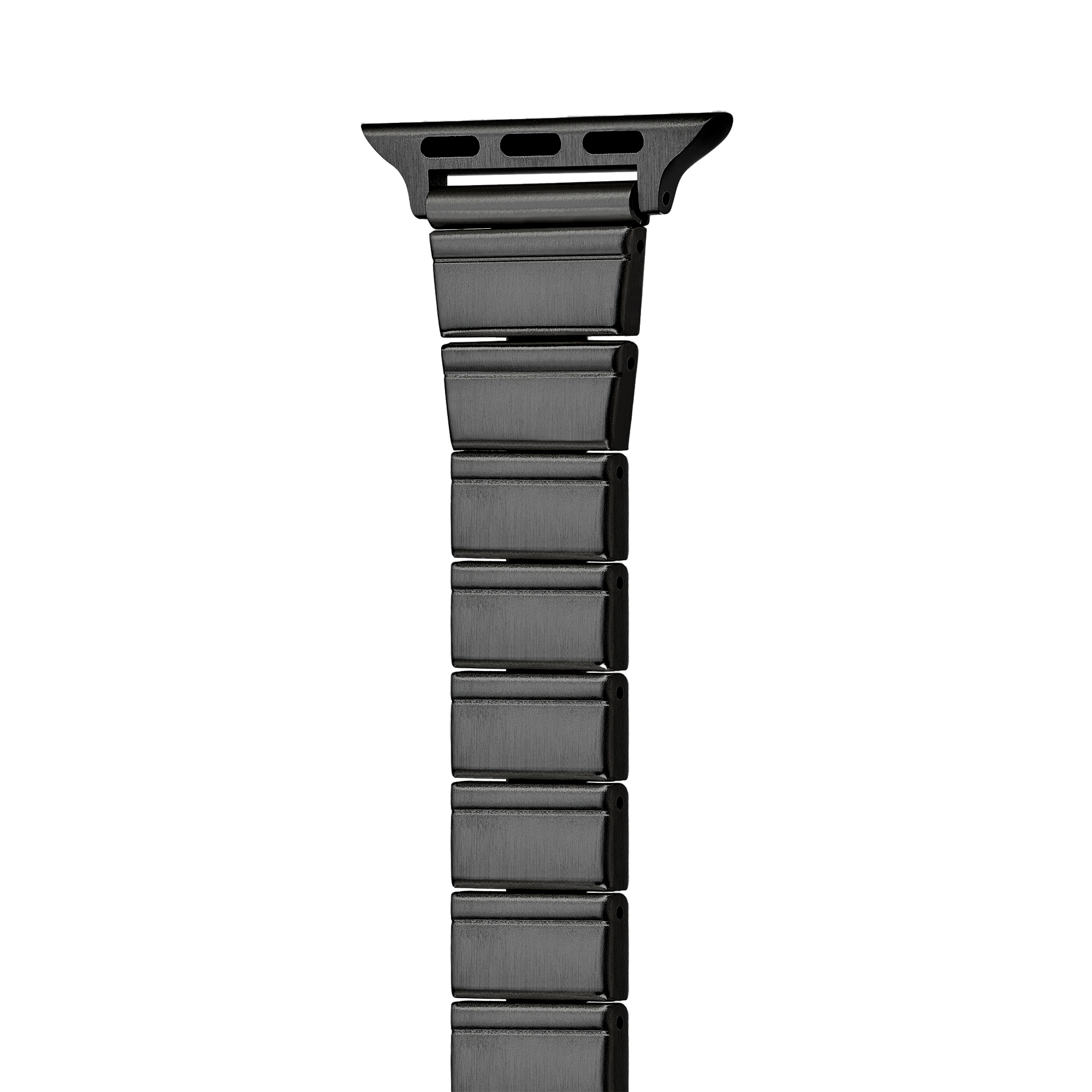 Minimal Modern Brushed Metal Watch Band for Apple Watch