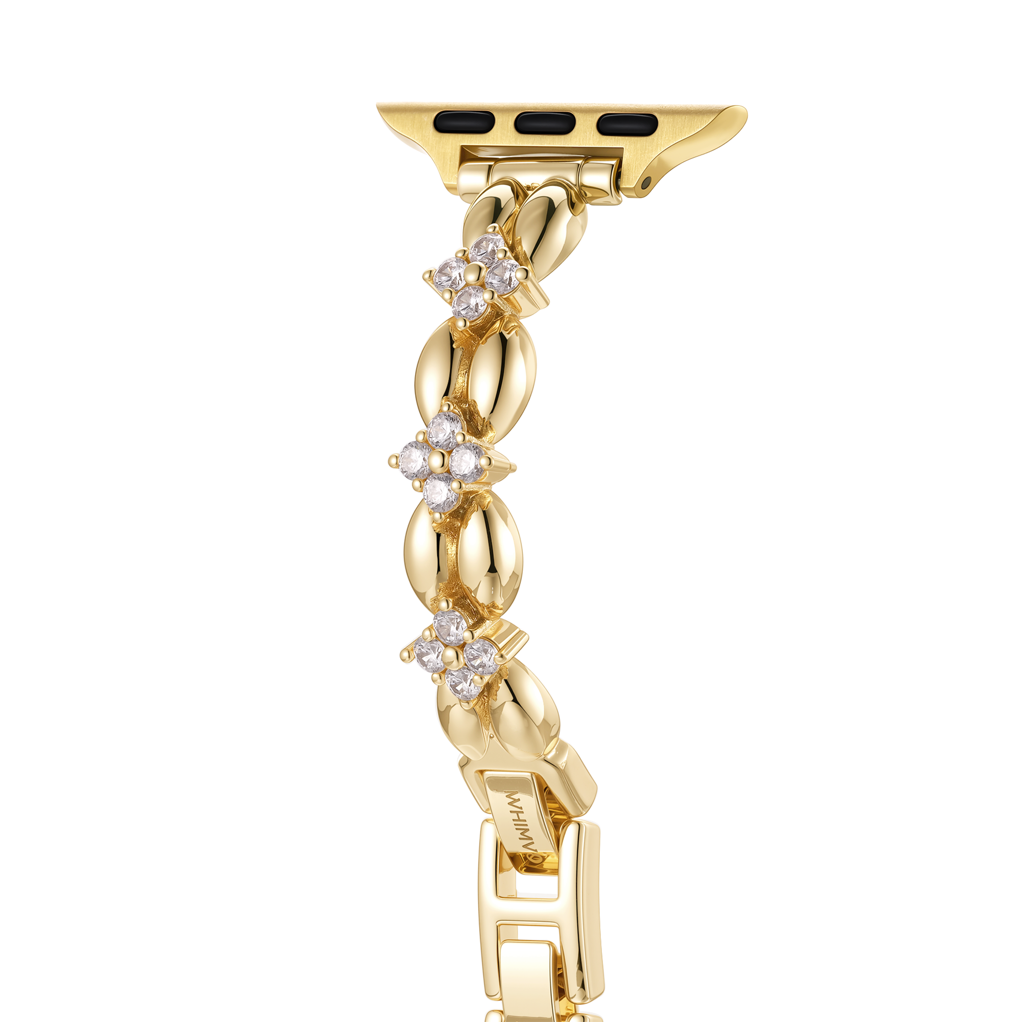Zircon Floral Copper Watch Band for Apple Watch