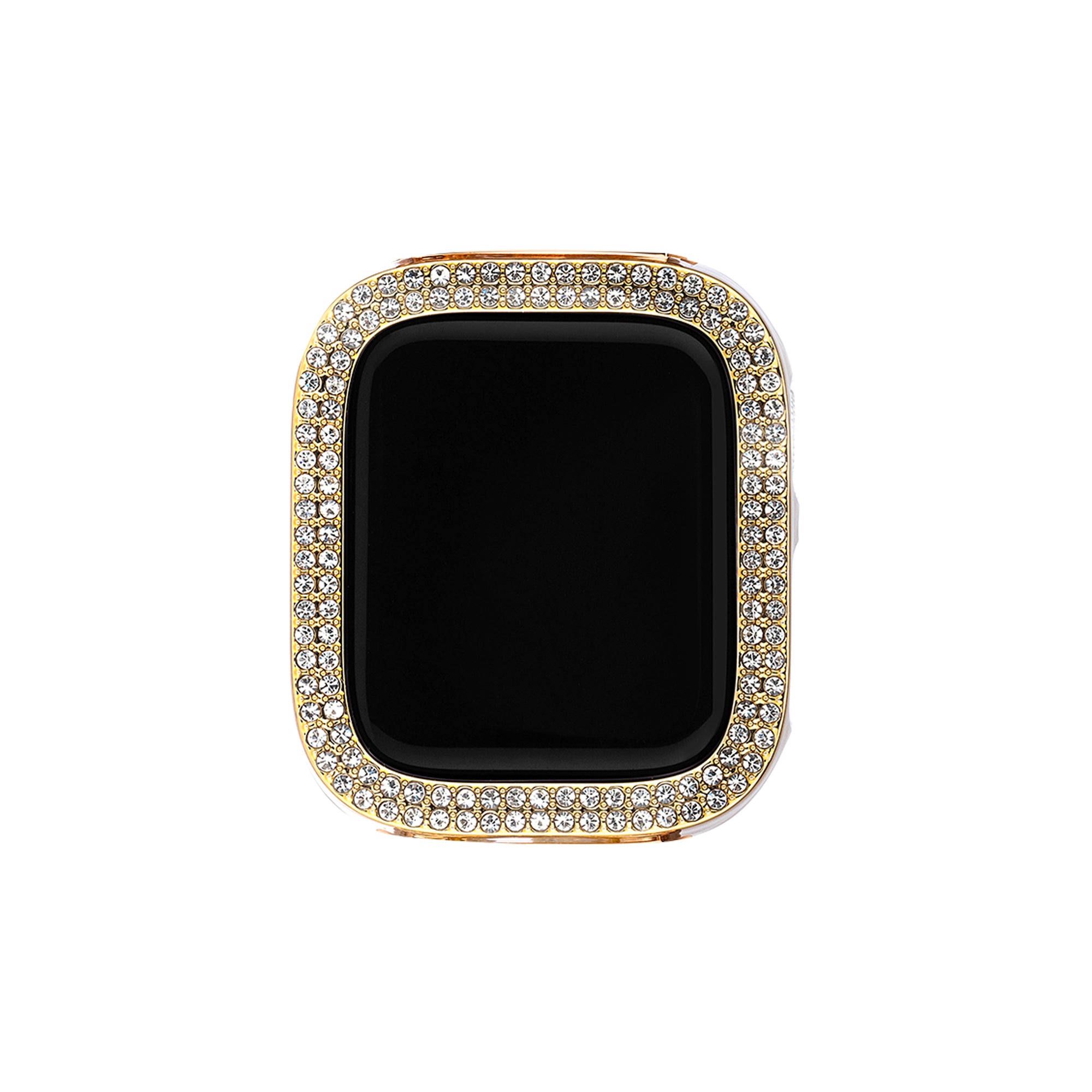 Shiny Rhinestones Half-Wrapped Apple Watch Case