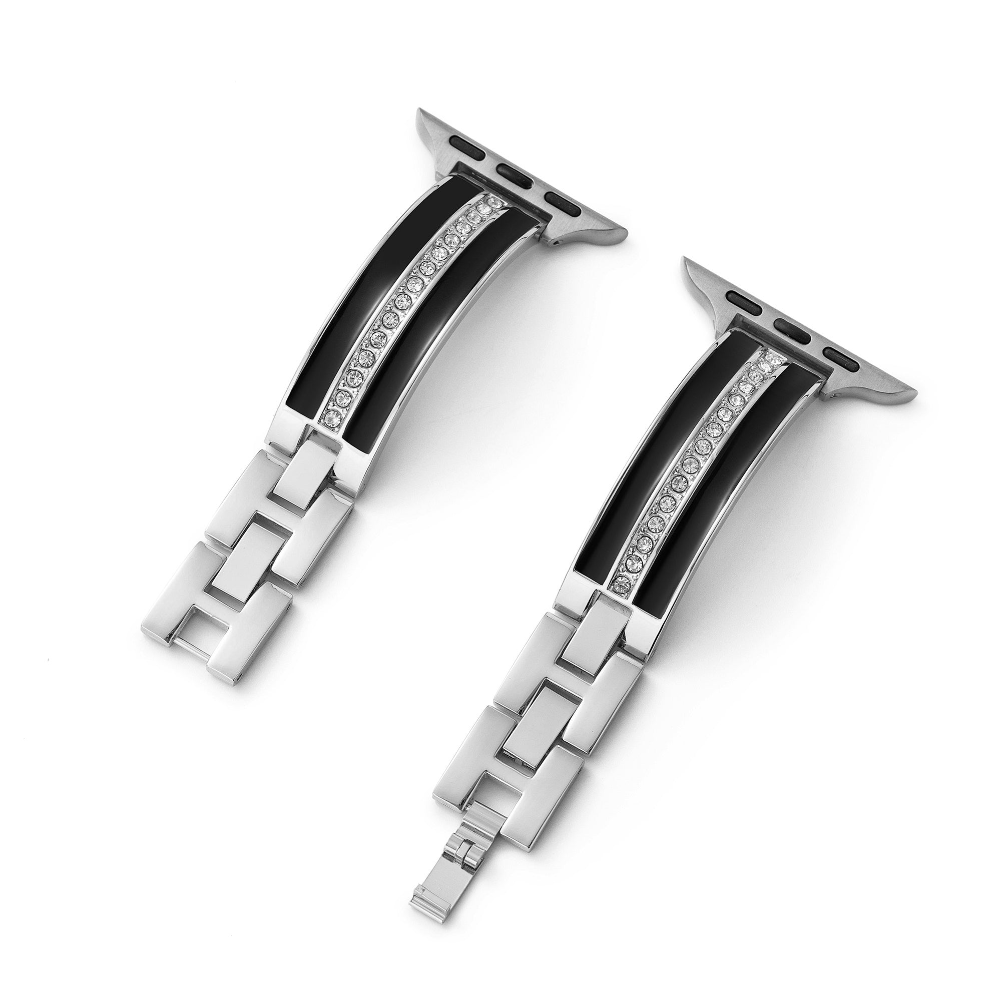 Rhinestone Adorned Classic Watch Band for Galaxy