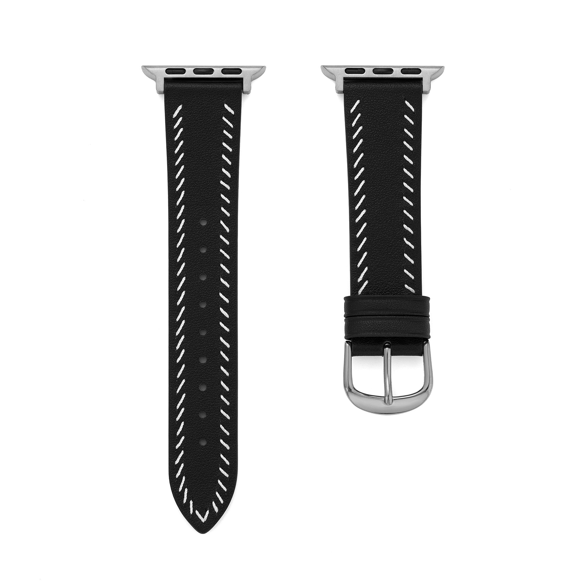 Unisex Stitching Leather Watch Band for Apple Watch