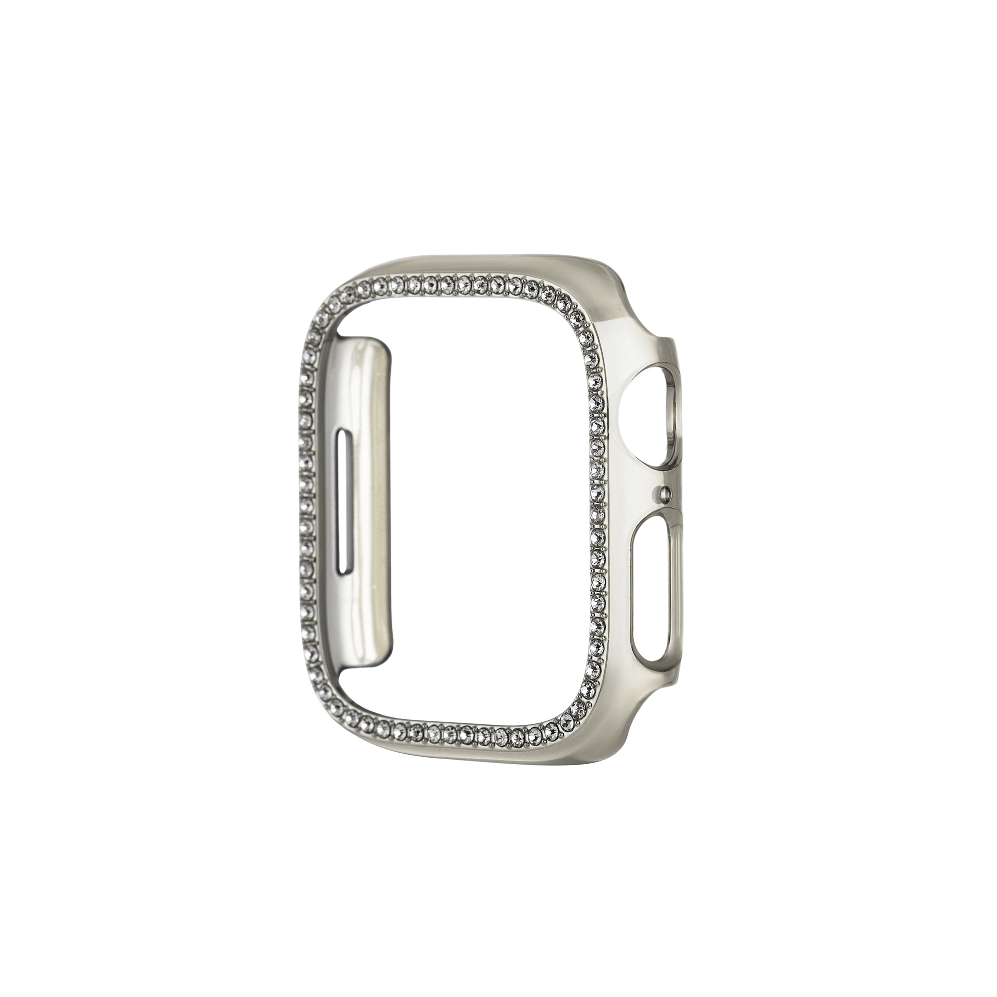 光沢のあるラインストーンの Apple Watch ケース