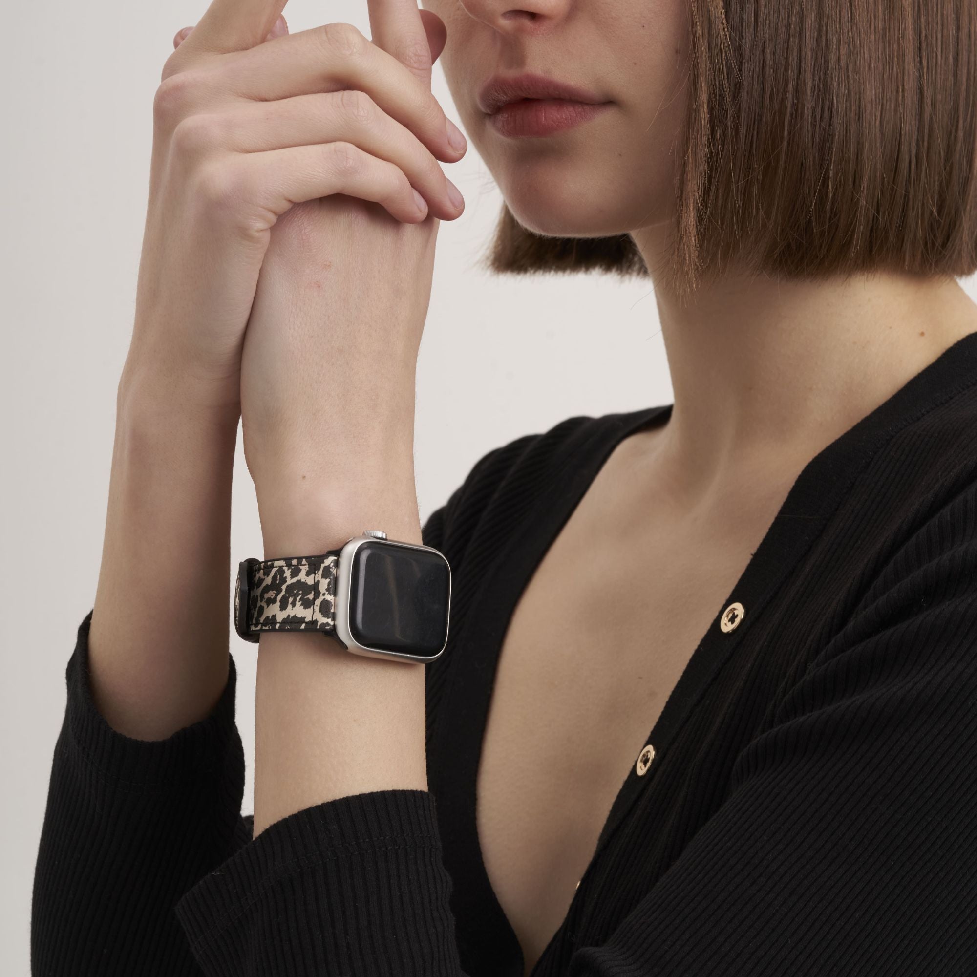 クリスタル 蝶結び 腕時計バンド