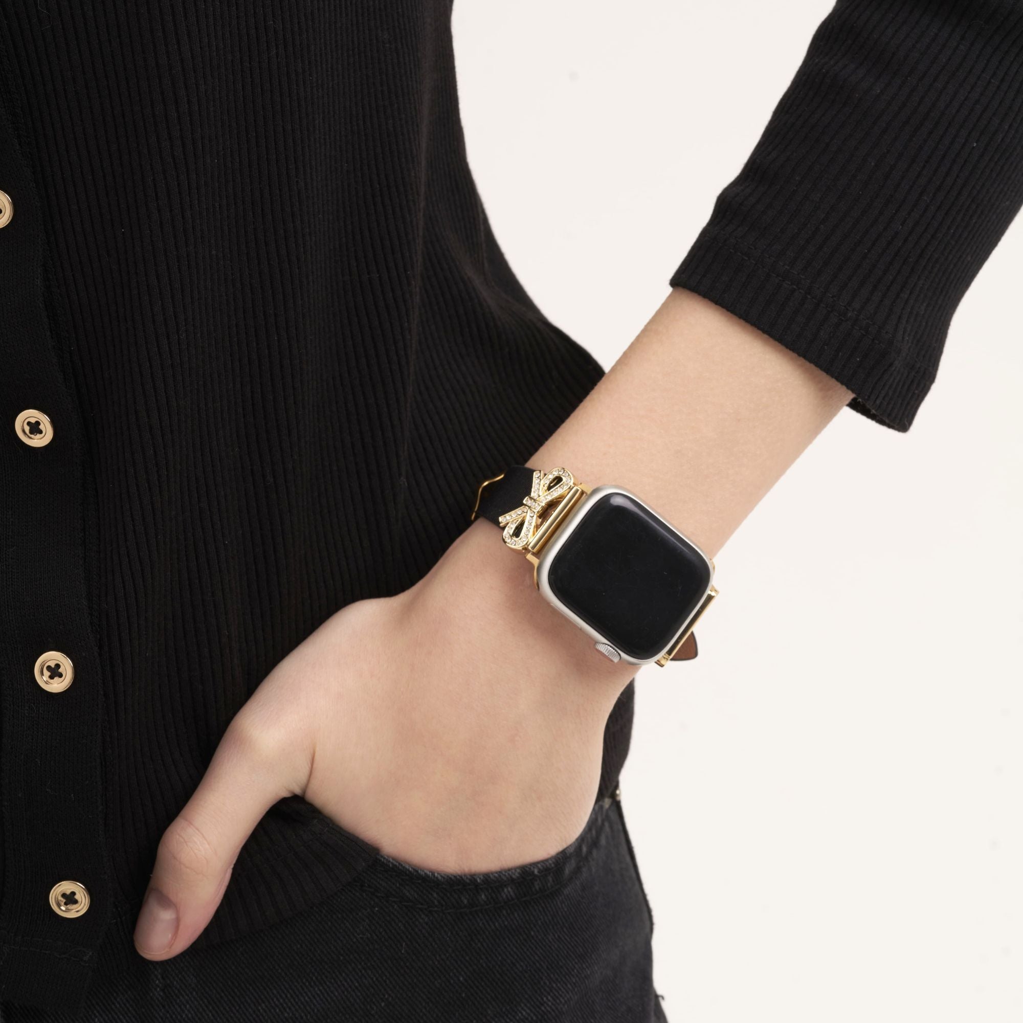 Crystal Bowknot Watch Band for Apple Watch