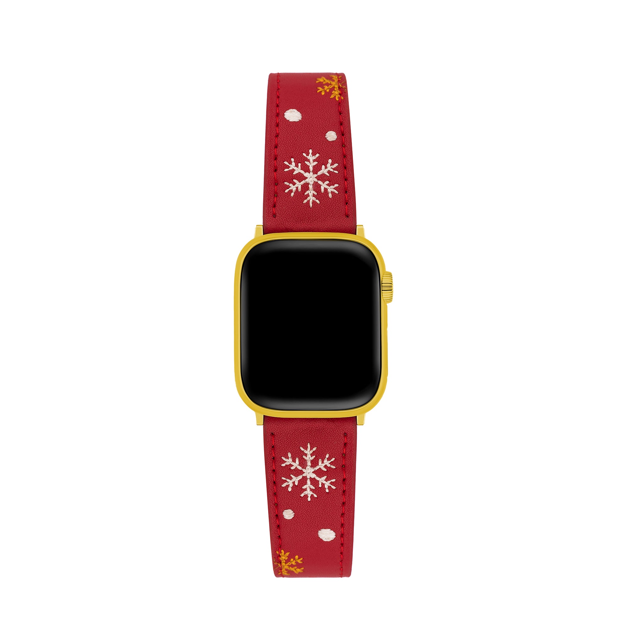 Christmas Snowflake Embroidered Watch Band for Apple Watch