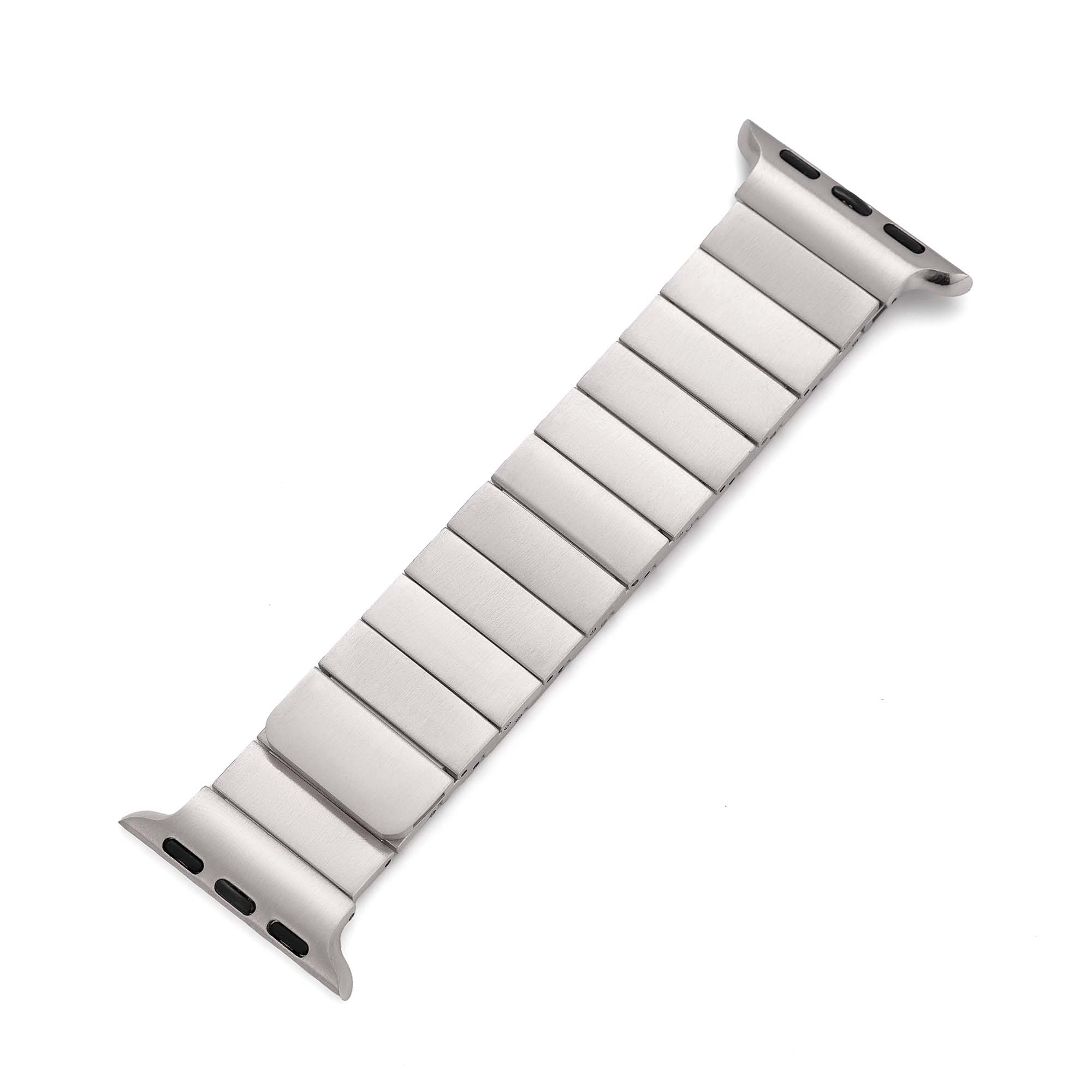 Unisex Rectangular Stainless Steel Watch Band