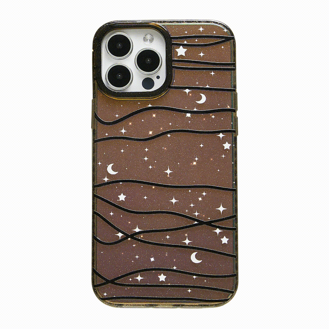 Glittery Starry Phone Case