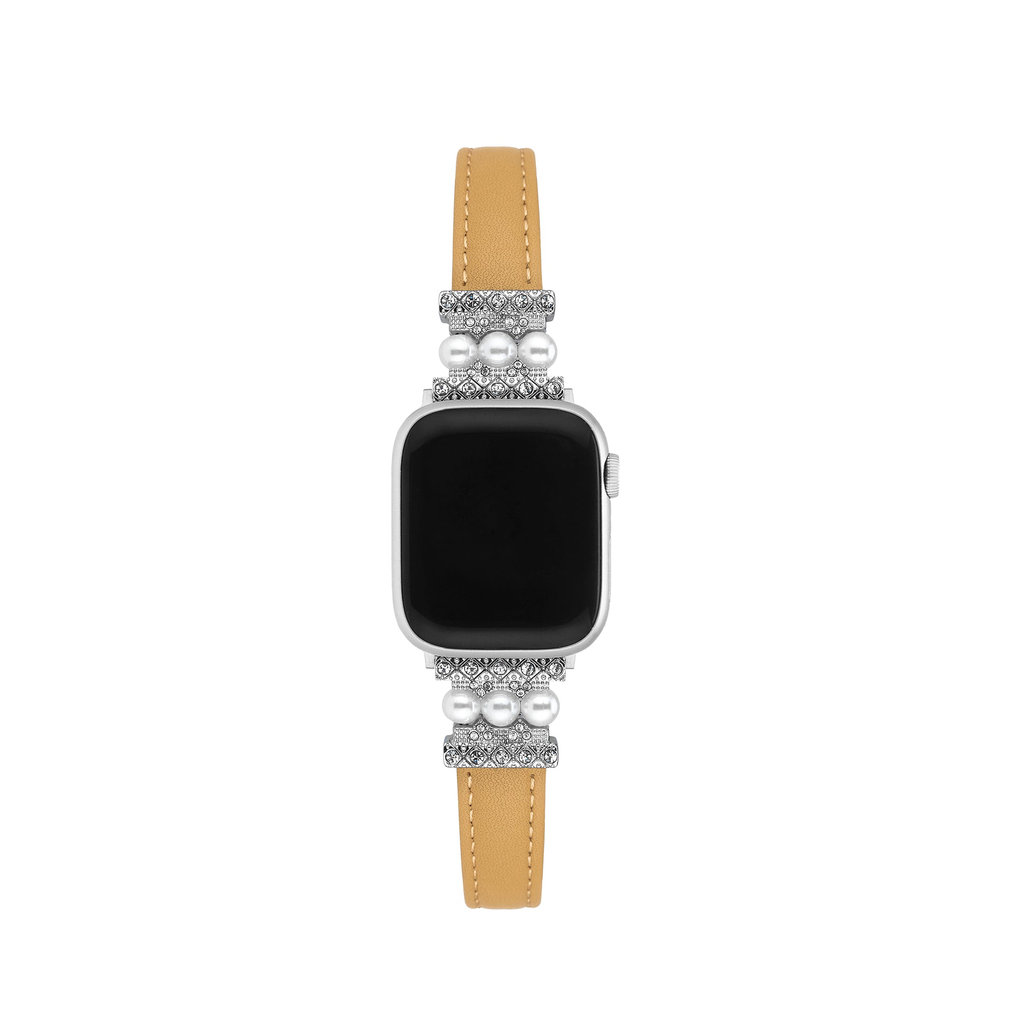 Pearl Touch Leather Watch Bracelet