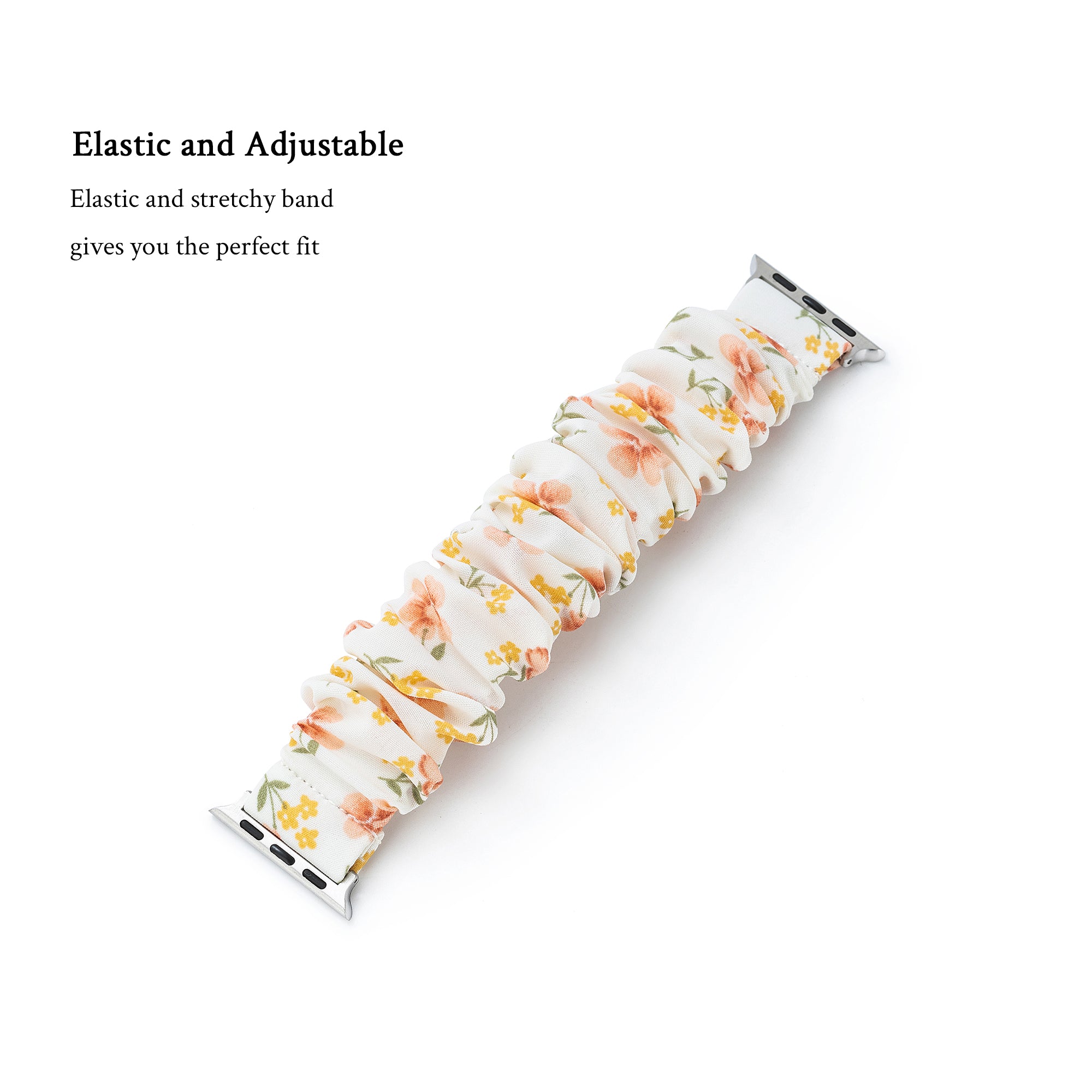 Elastic Floral Apple Watch Bracelet