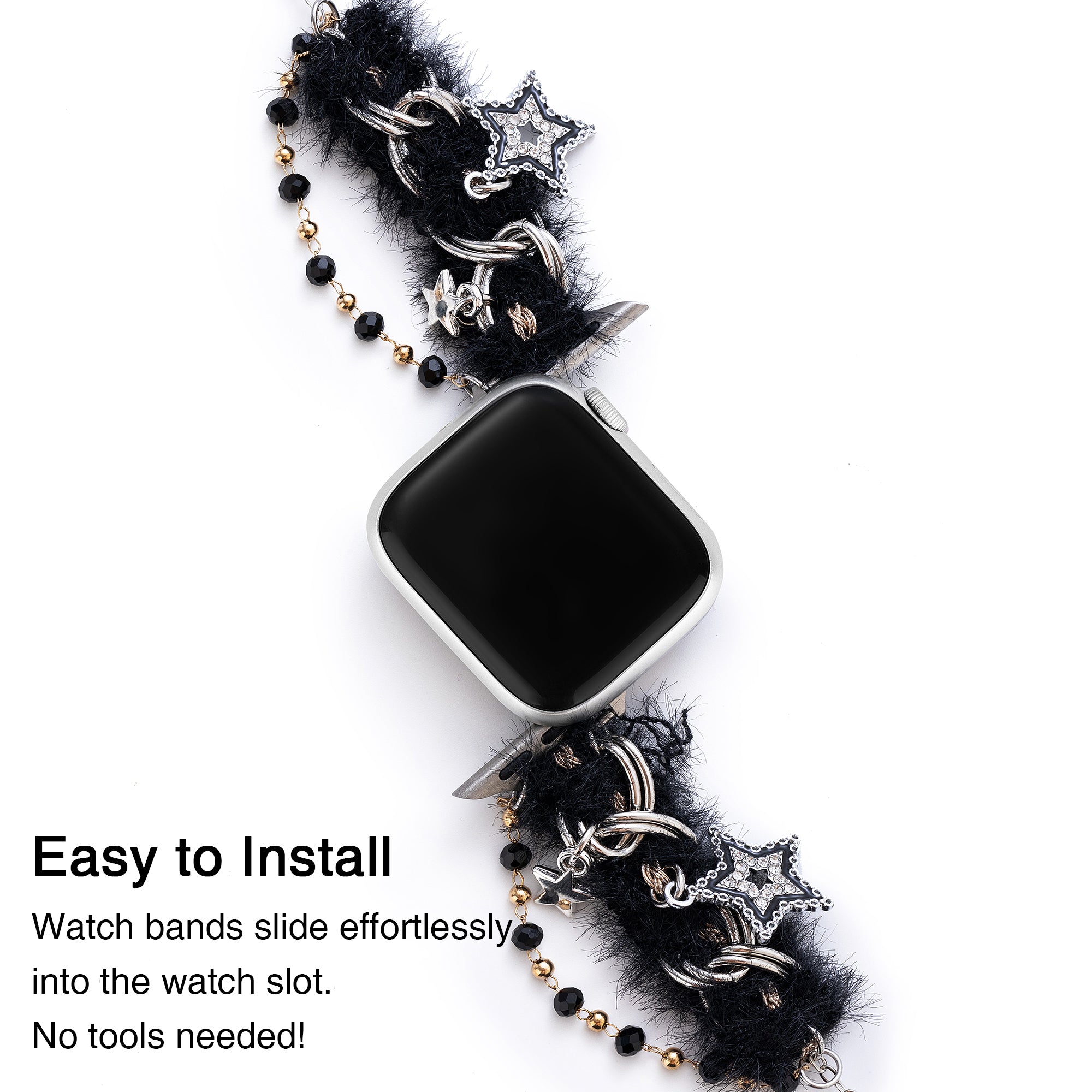 سوار ساعة من سلسلة ناعمة معلقة لساعة Apple Watch