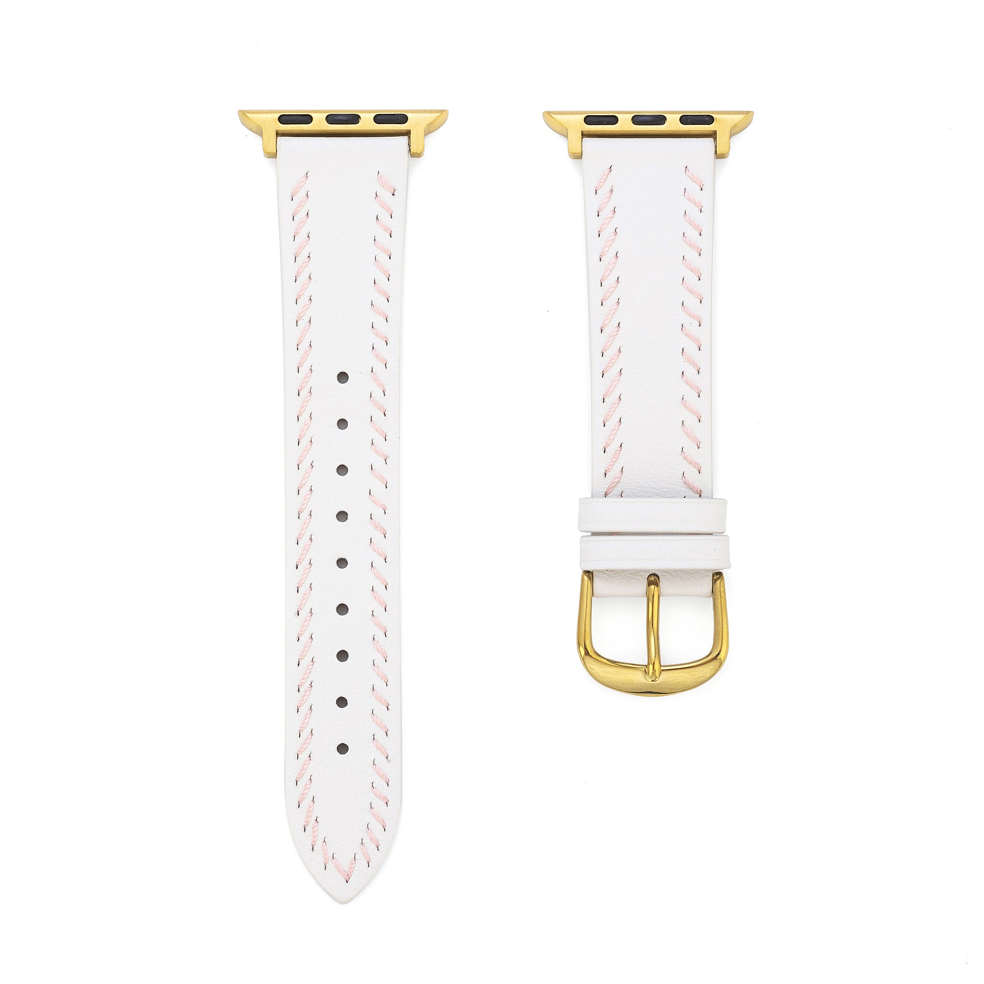 Unisex Stitching Leather Watch Band for Apple Watch