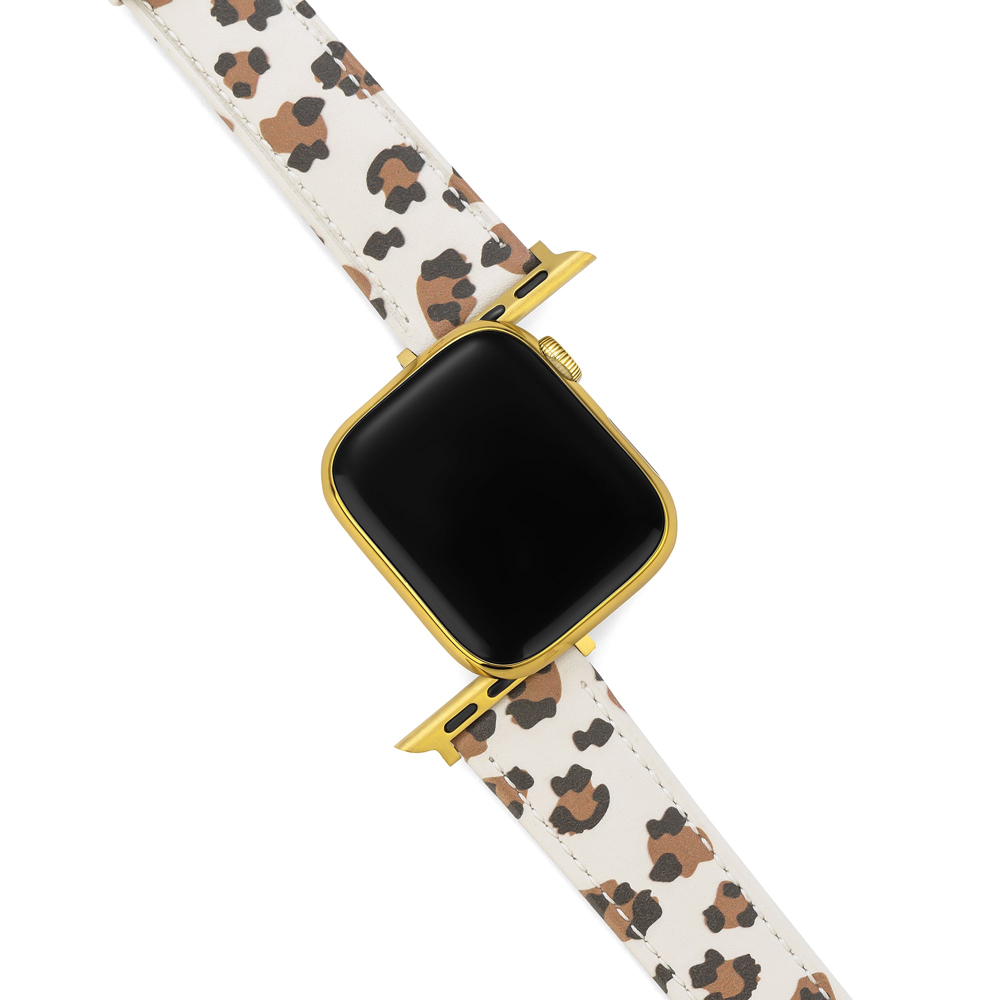 Women's Leopard Print Leather Watch Band for Apple Watch