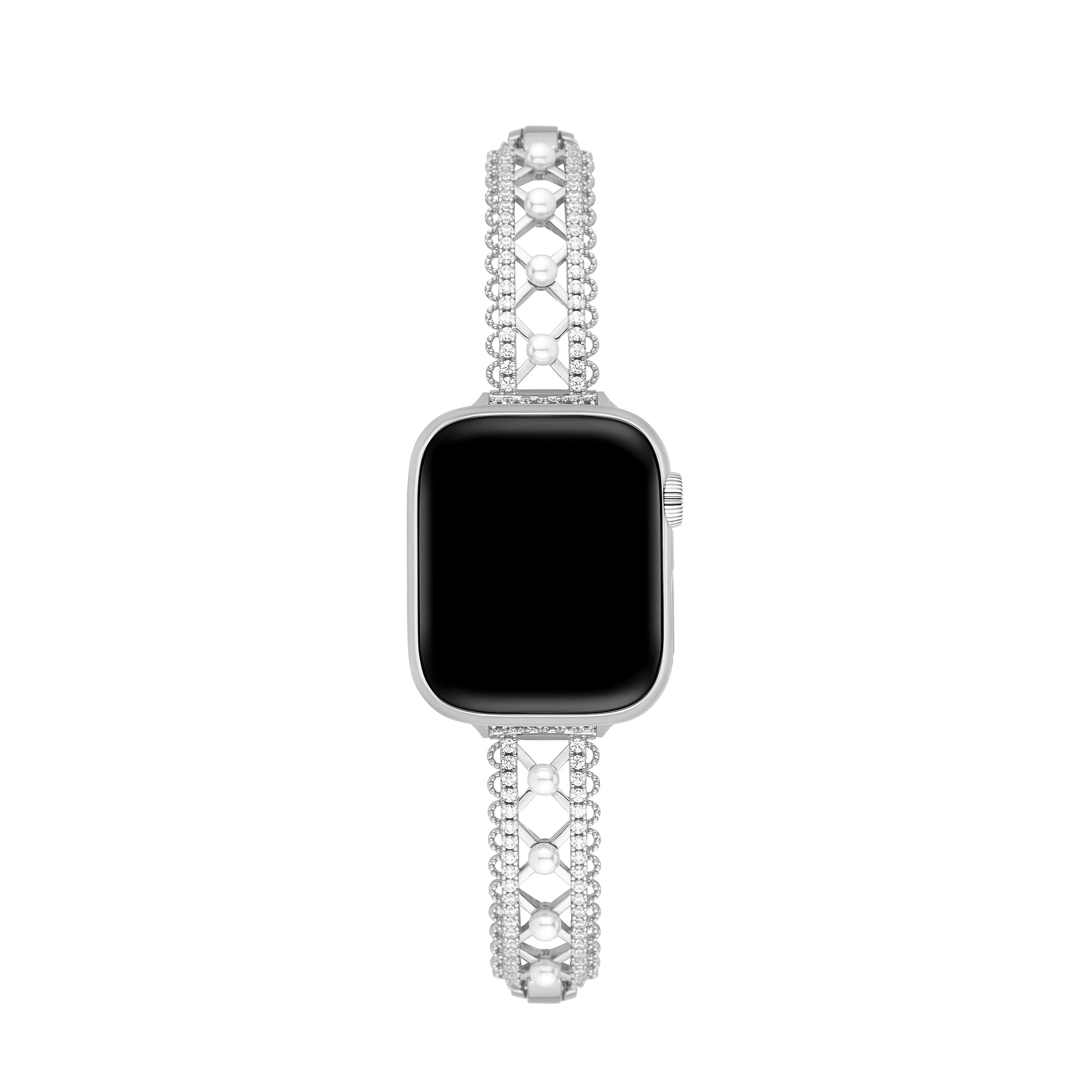 Lace-Inspired Pearl Watch Band for Galaxy