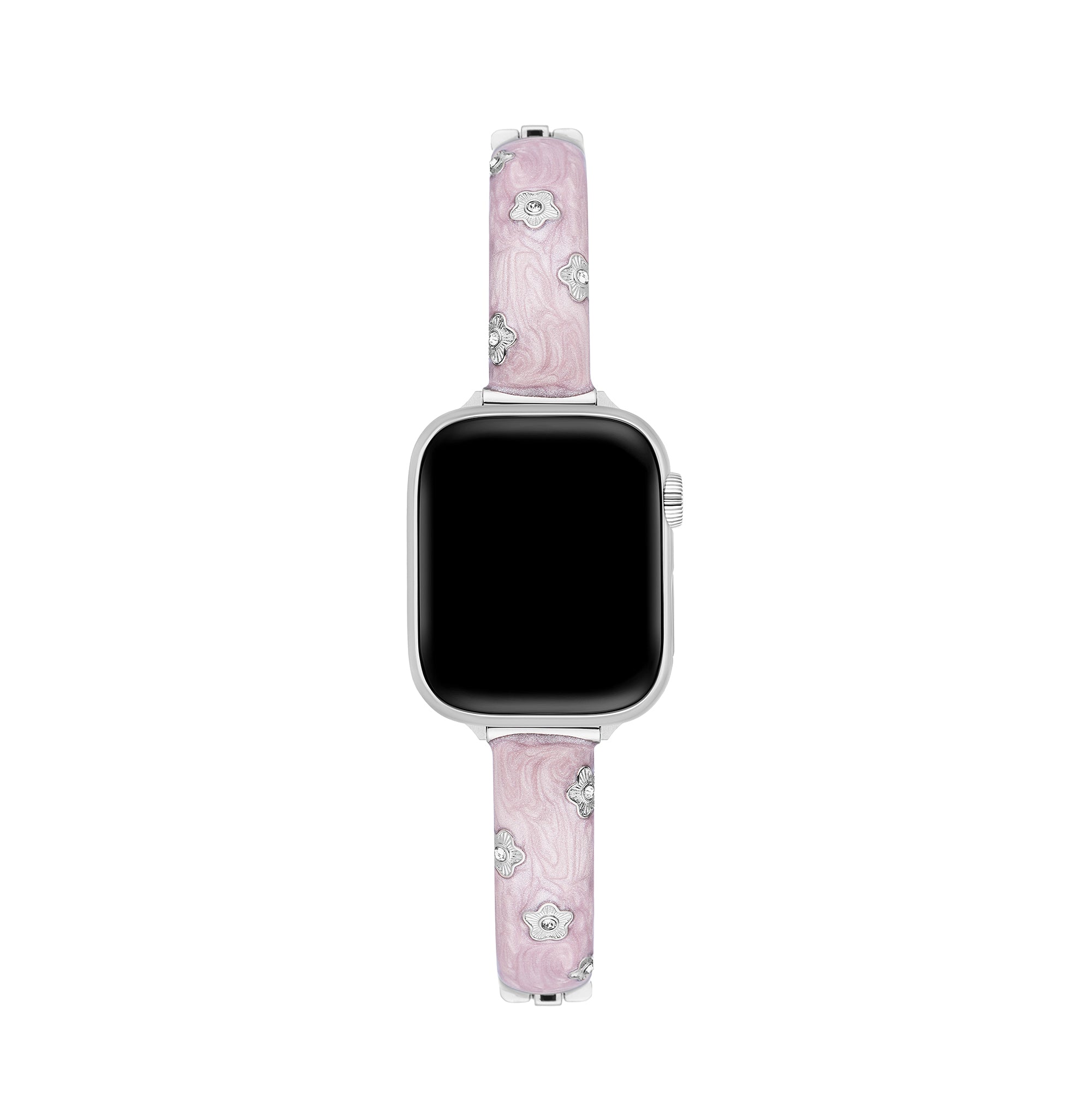 Women's Floral Metal Watch Band for Apple Watch