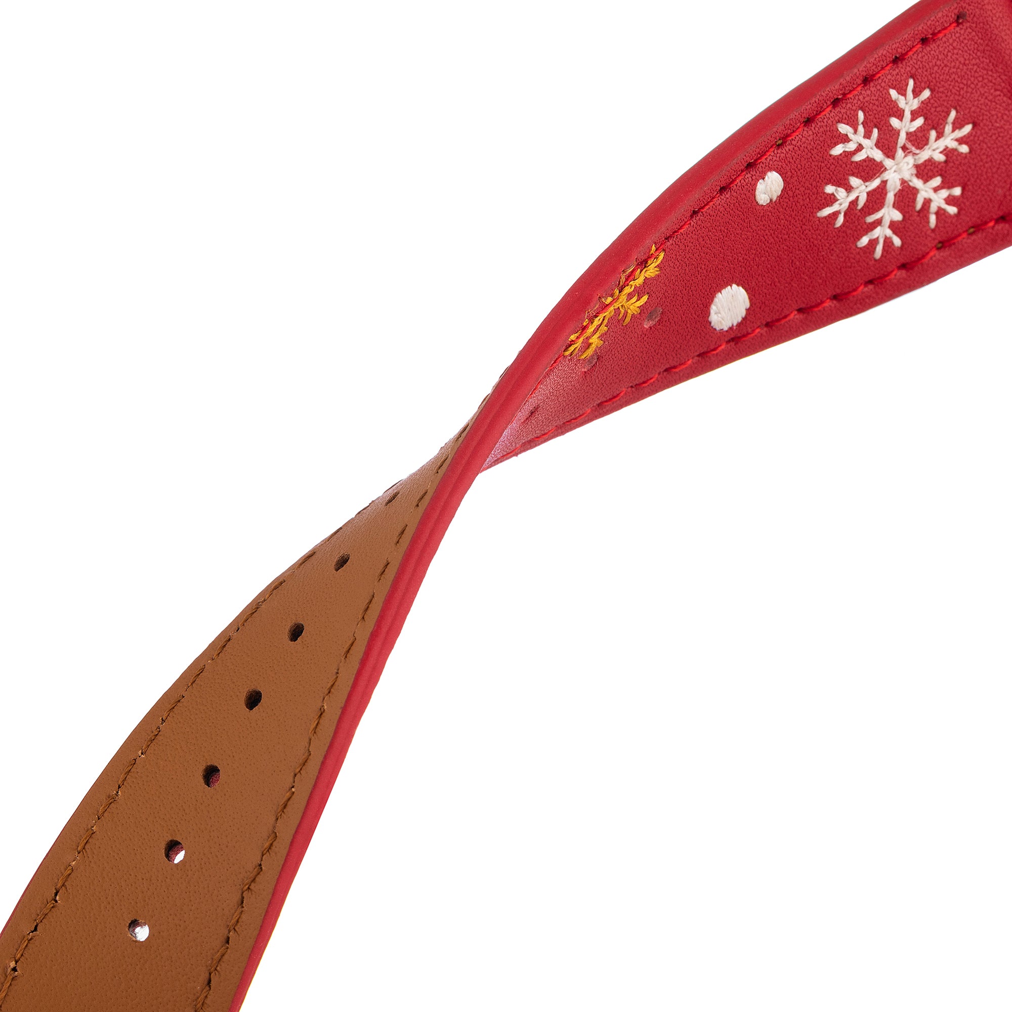 Christmas Snowflake Embroidered Watch Band for Apple Watch