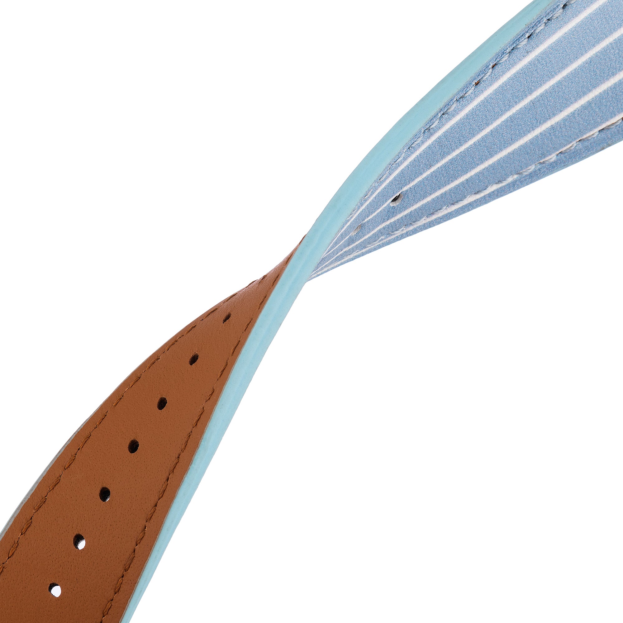 Apple Watch用レディースストライプレザーウォッチバンド