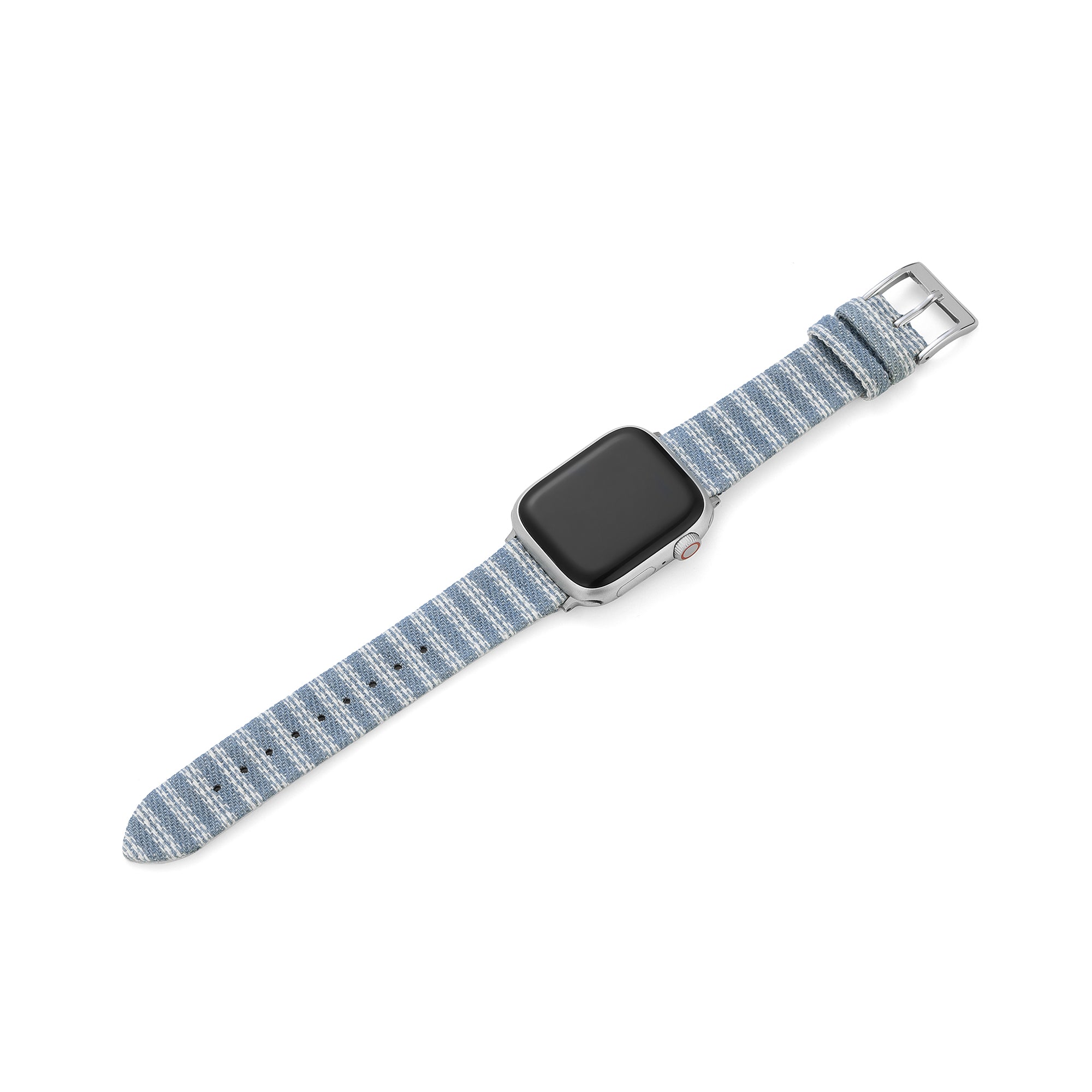 Women's Woven Stripe Leather Watch Band for Apple Watch