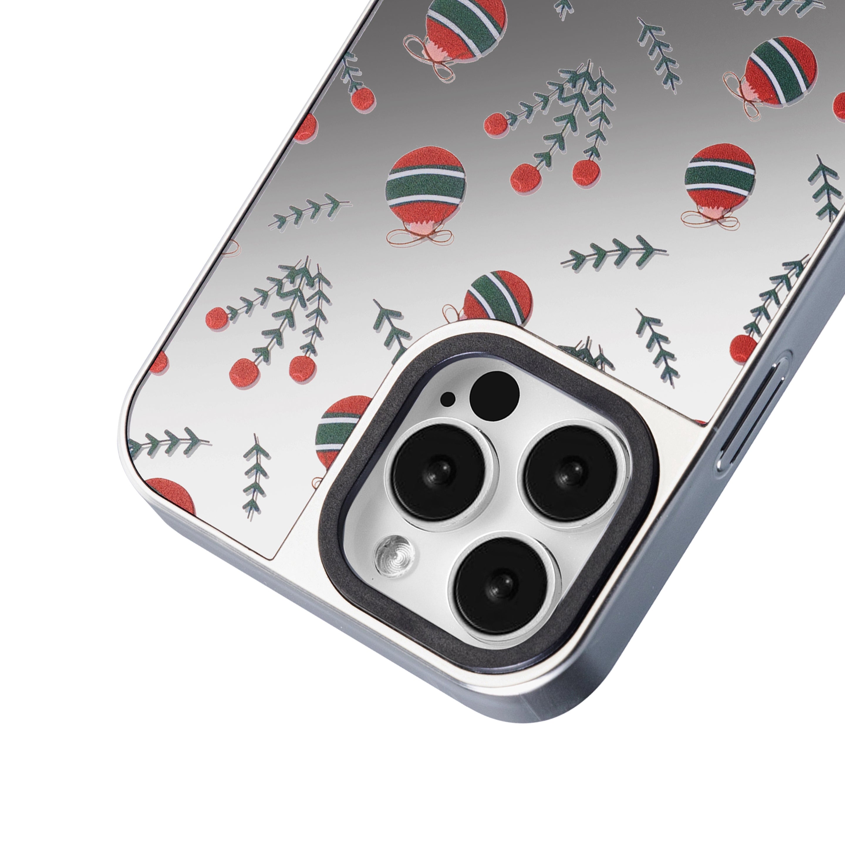 Christmas Reflective Mirror Phone Case