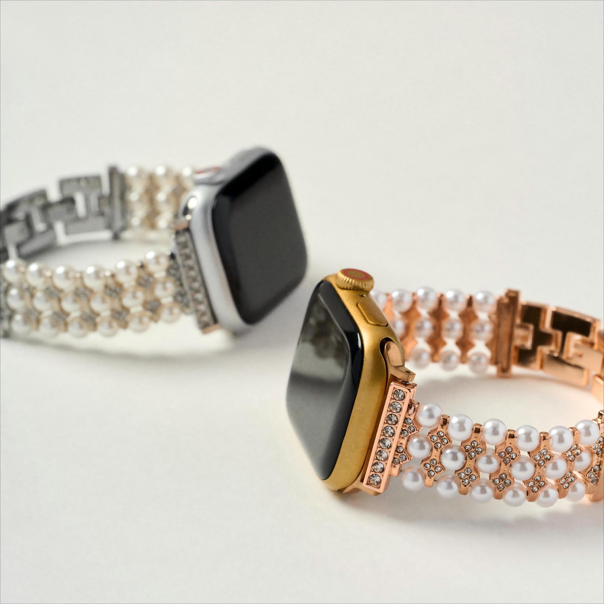 Apple Watch用シマーリングパールウォッチバンド