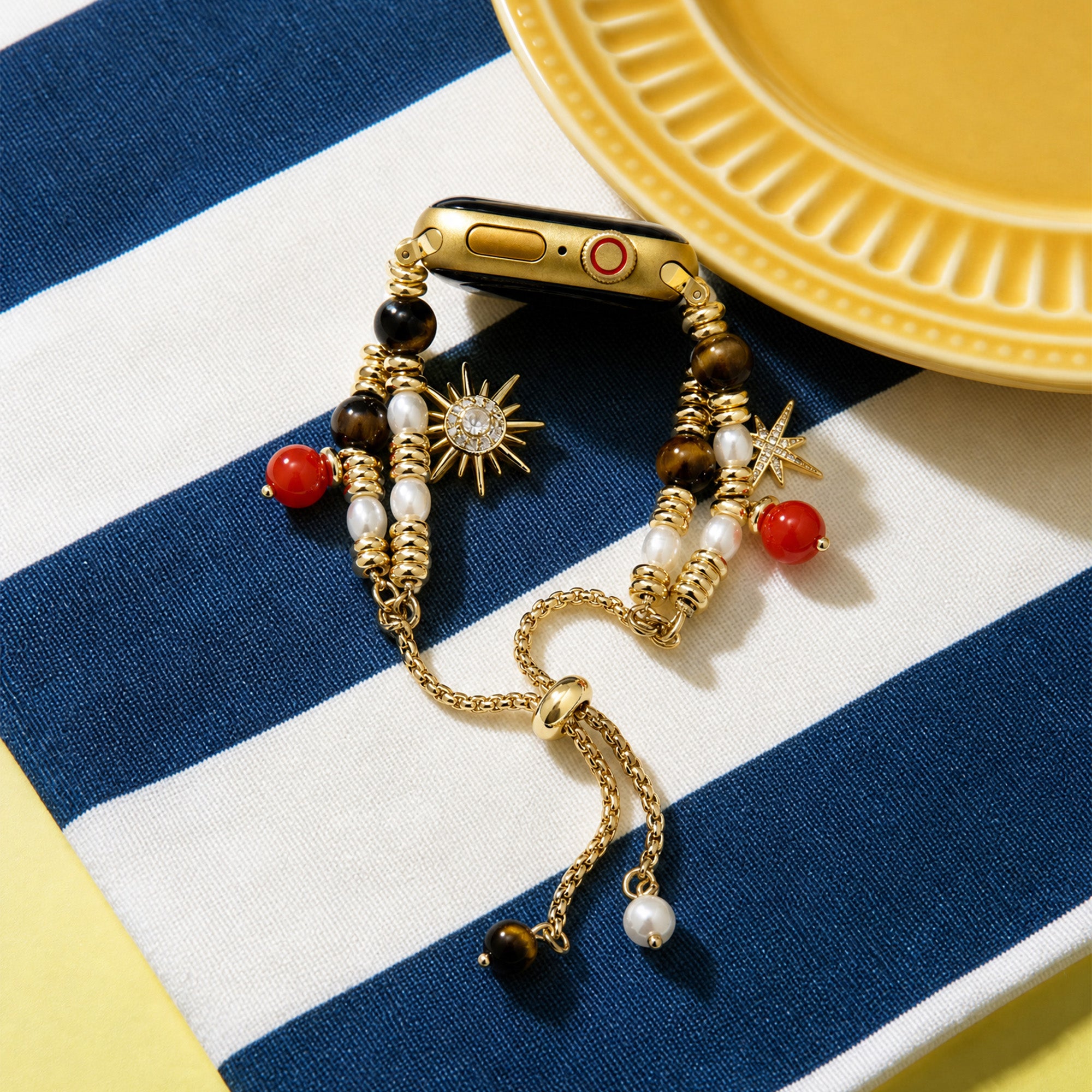 Stellar Charm Beaded Band for Apple Watch