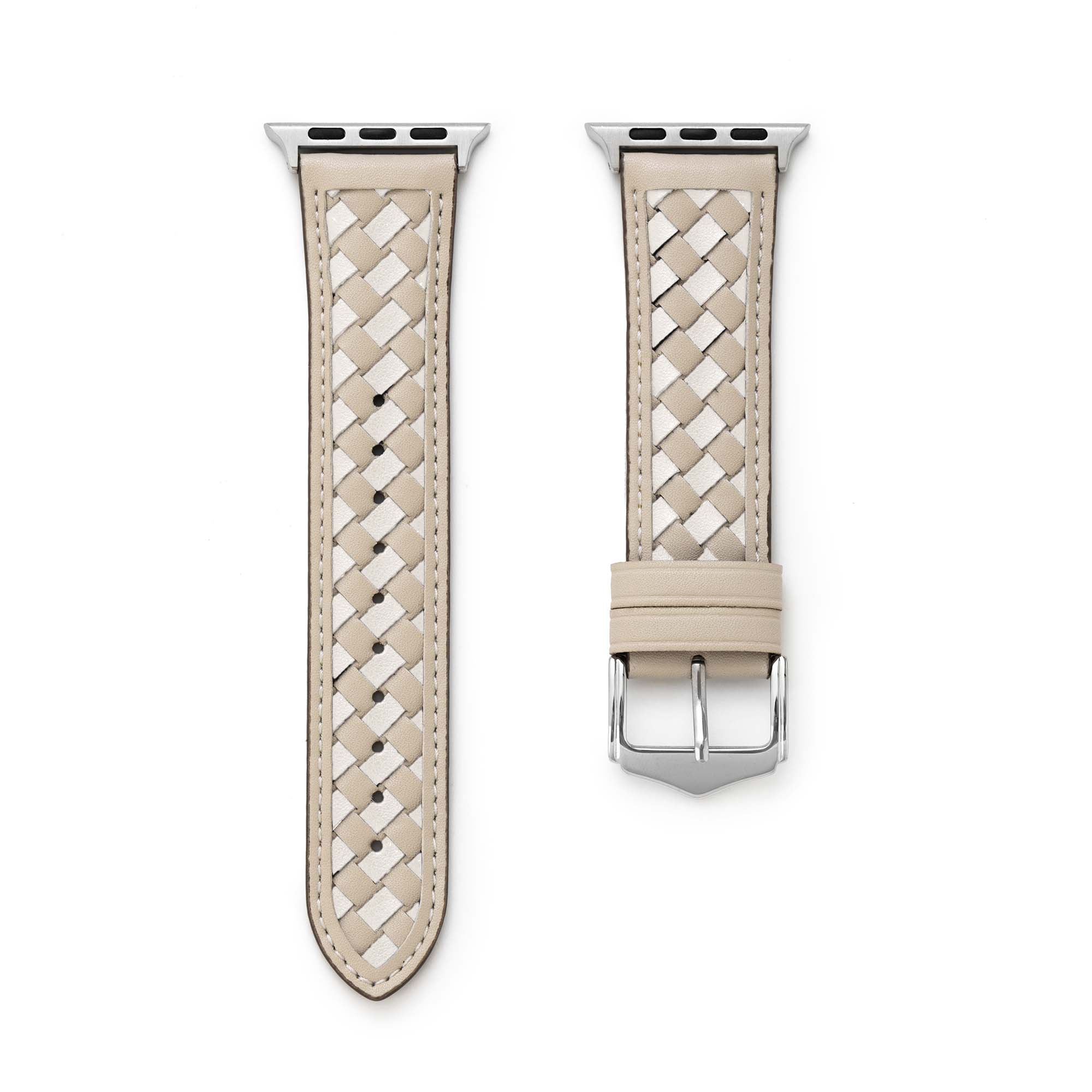 Braided Leather Watch Band for Google