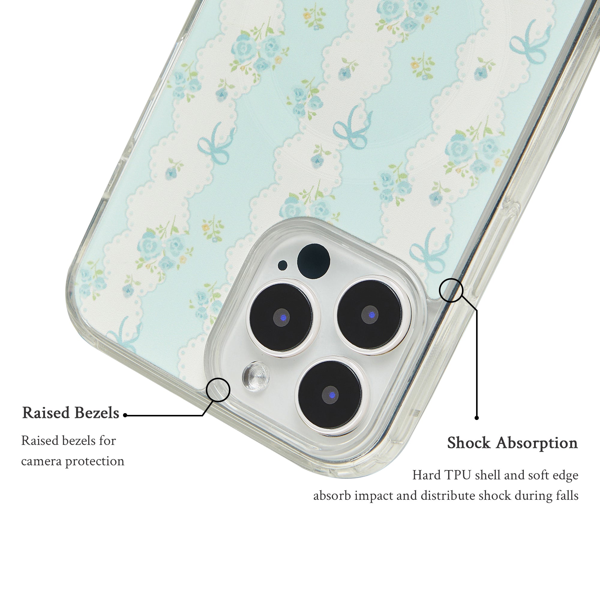 Floral Laser MagSafe Phone Case