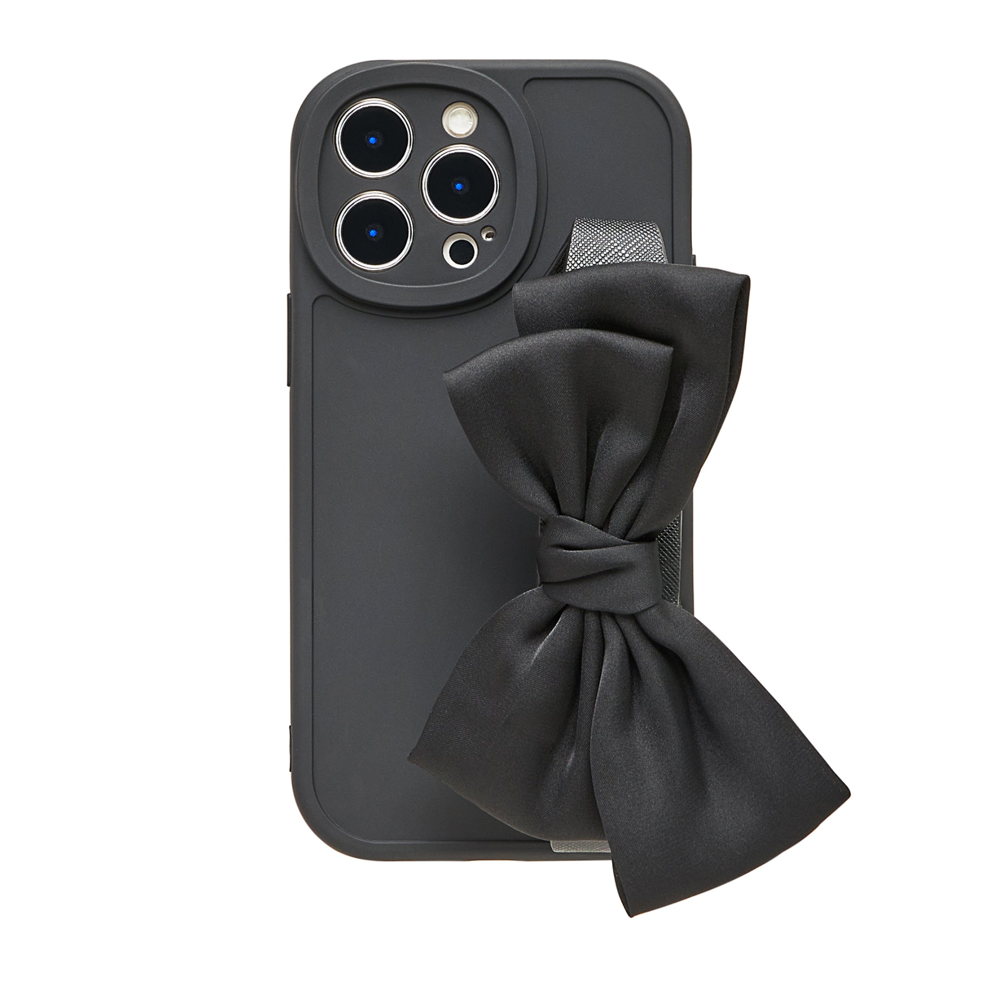 Bowknot Wristlet Solid Phone Case