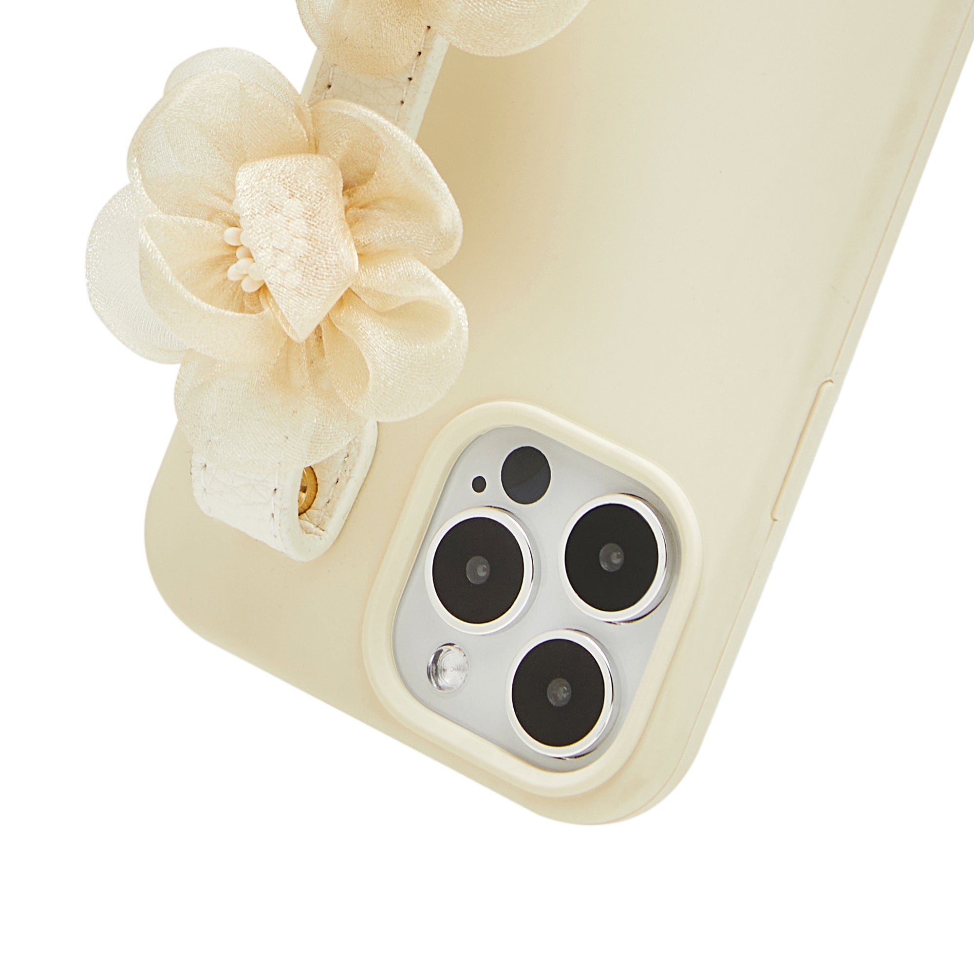Floret Wristlet Silicone Phone Case