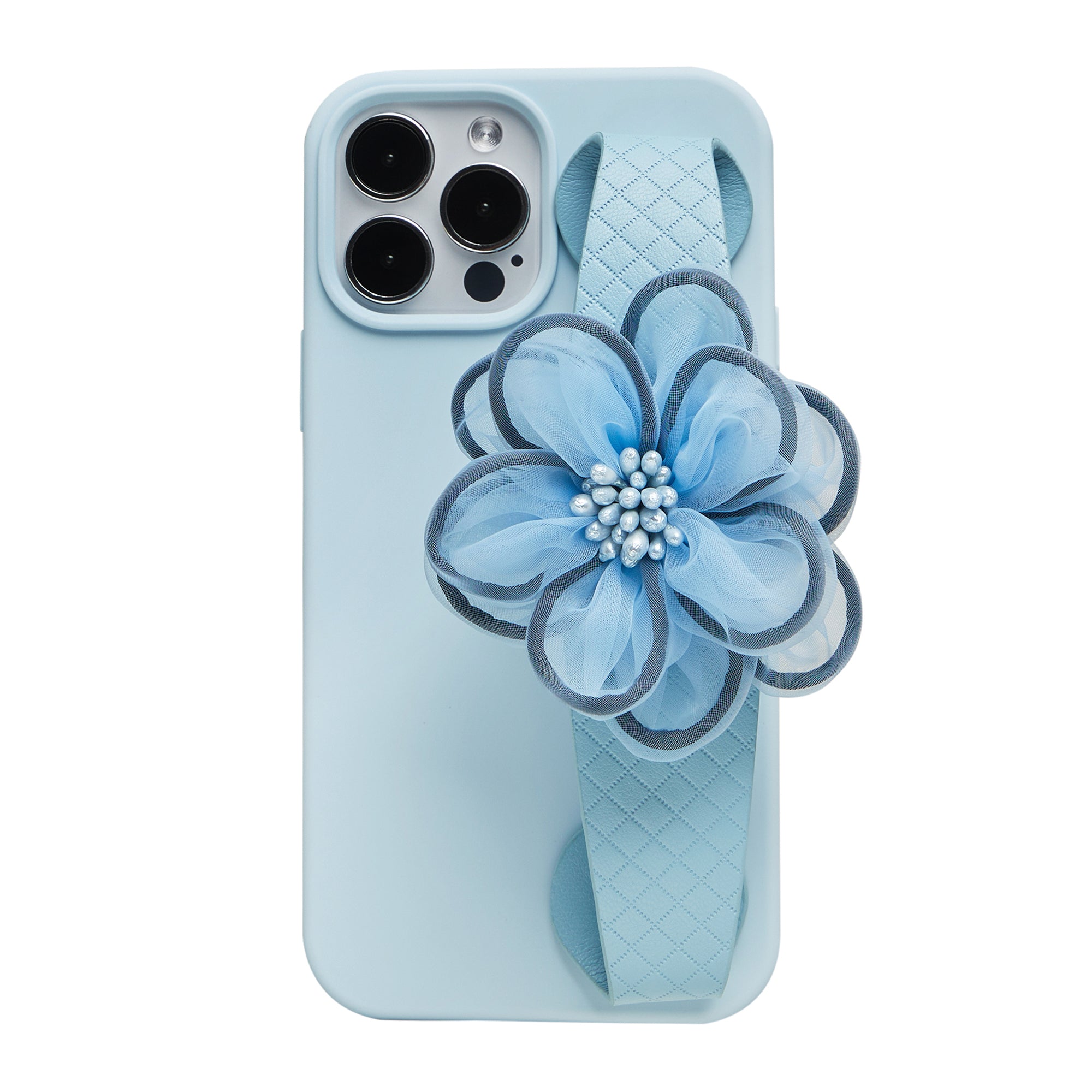 Flower Wristlet Silicone Phone Case