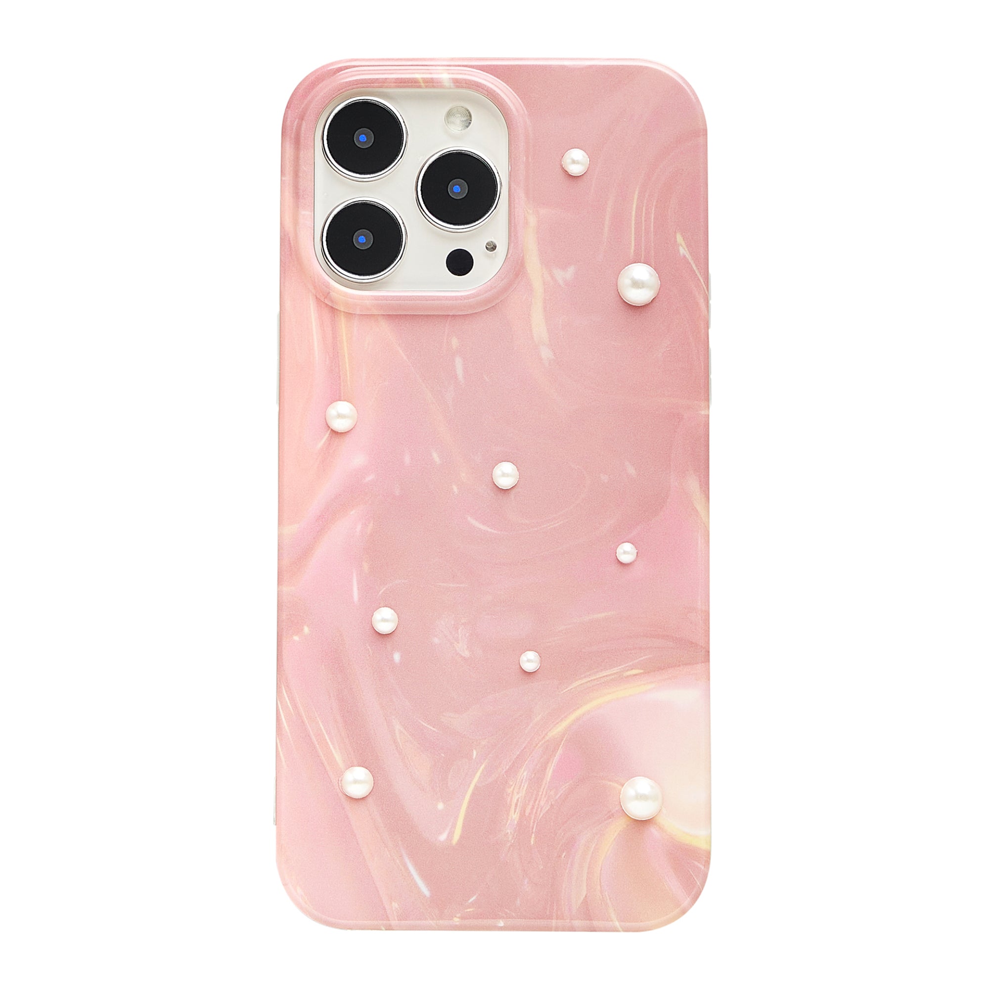 Pearl-fect Glittery Pink Phone Case