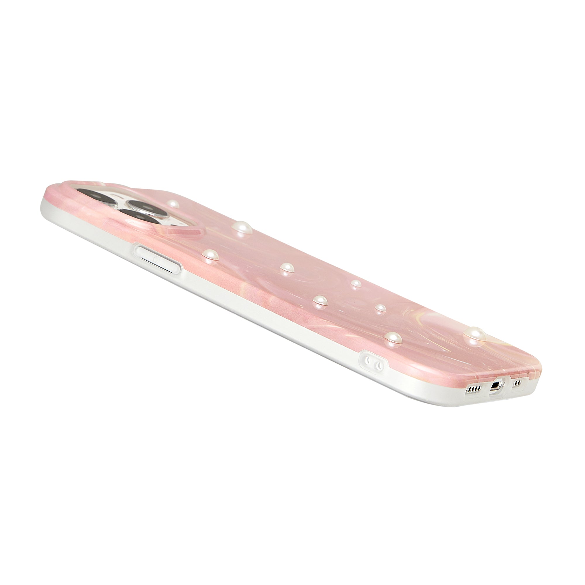 Pearl-fect Glittery Pink Phone Case