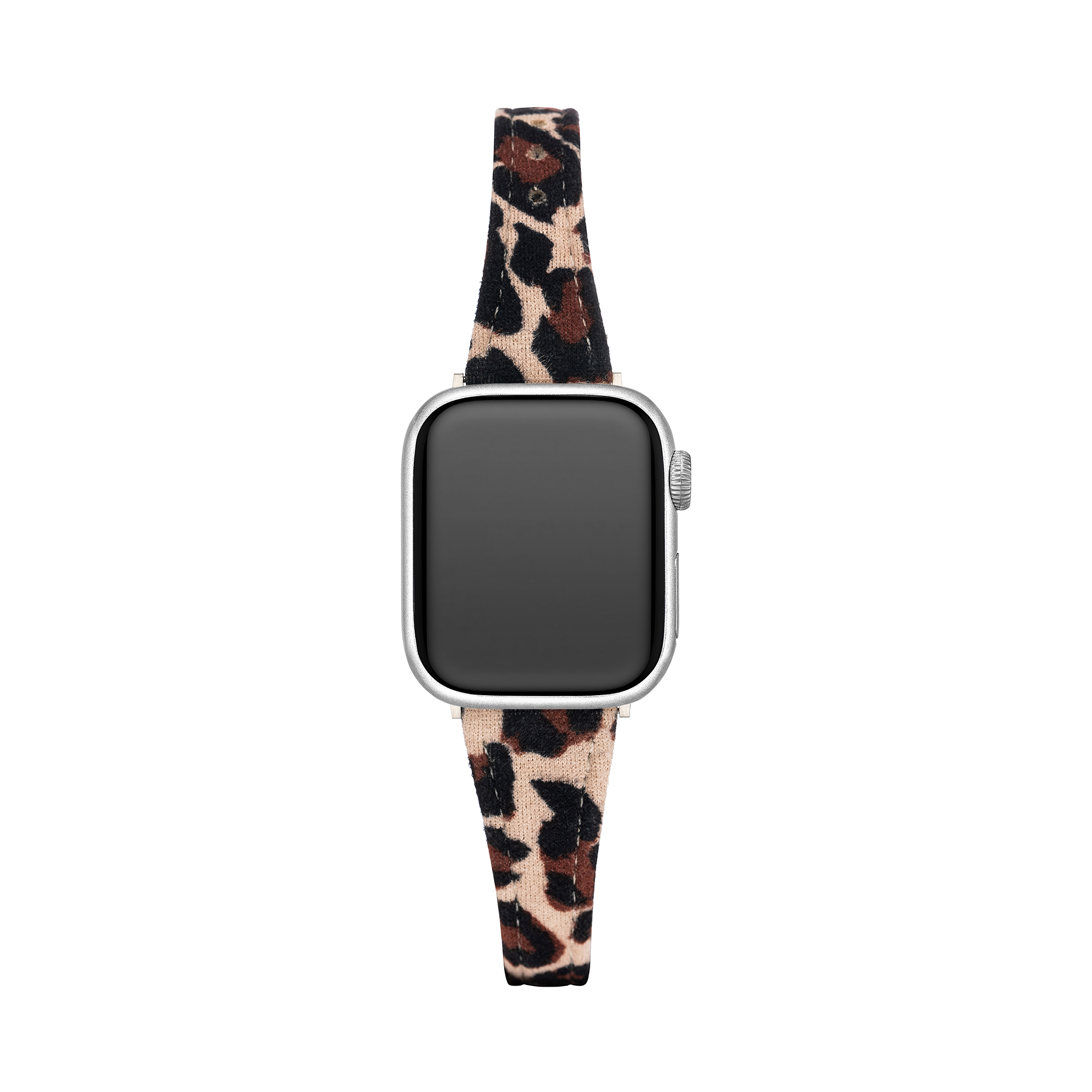 Leoparden Wildleder Armband für die Apple Watch
