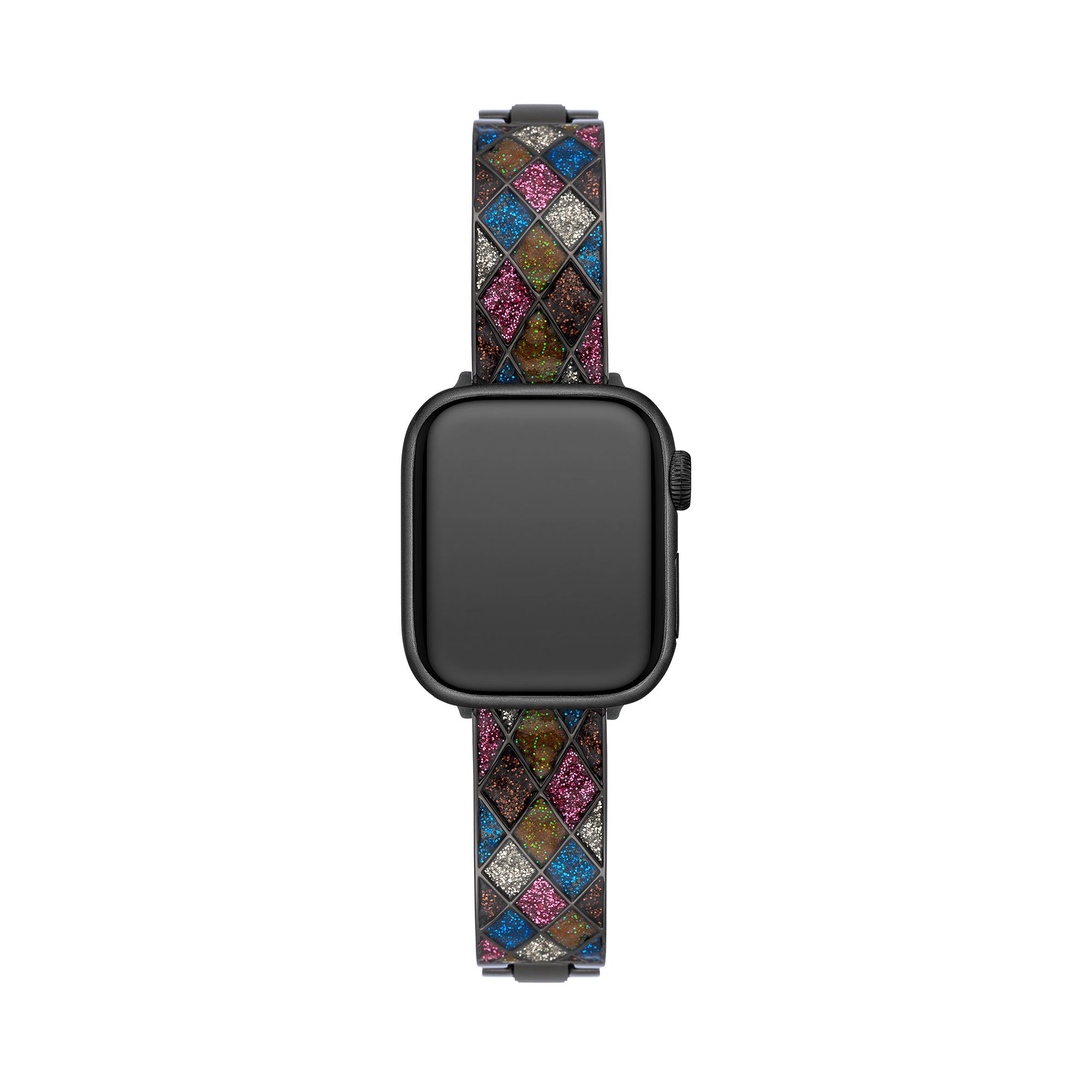 Exotic Diamond Lattice Watch Band