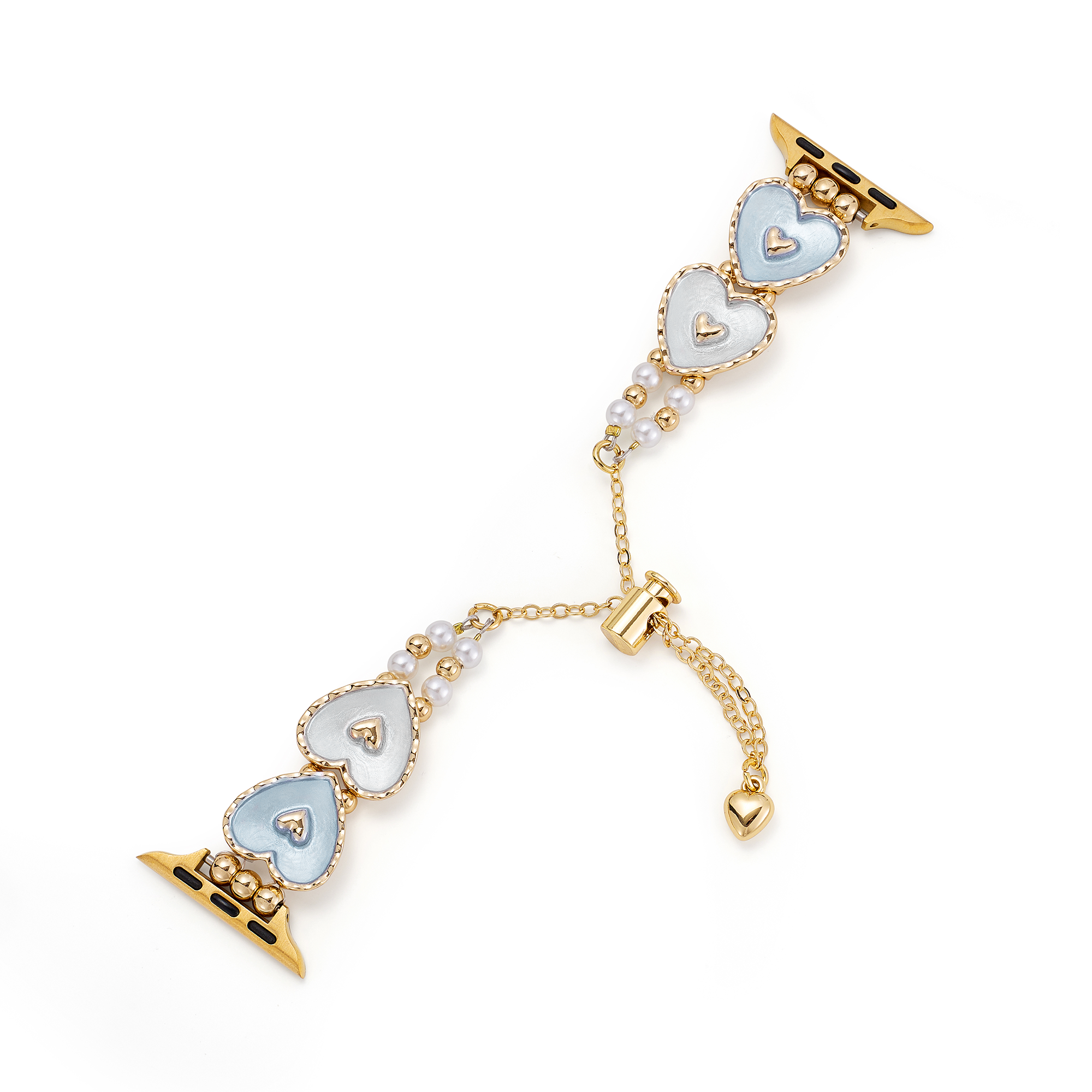 Love Spread Pearl Jewelry Watch Band for Apple Watch