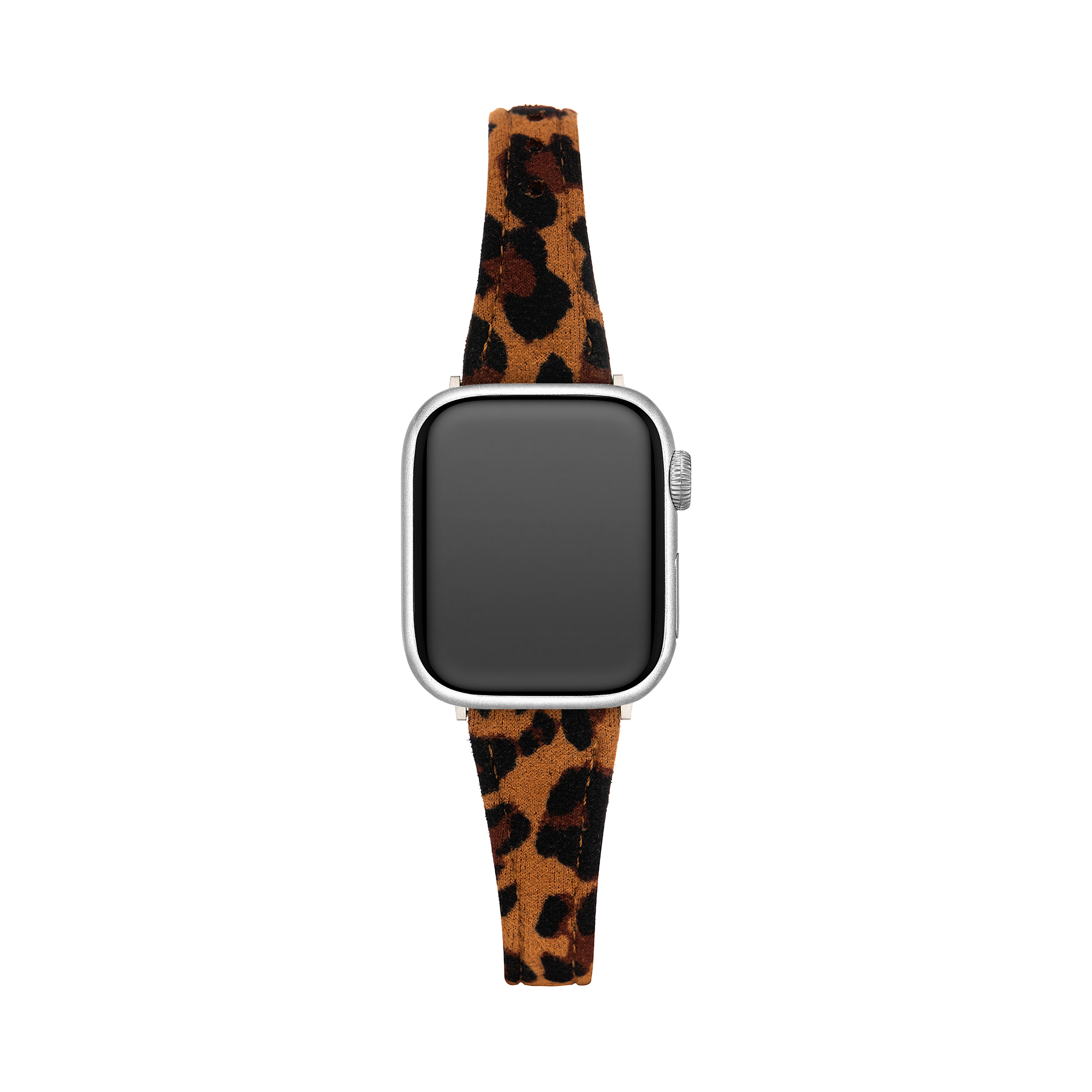 Leoparden Wildleder Armband für die Apple Watch