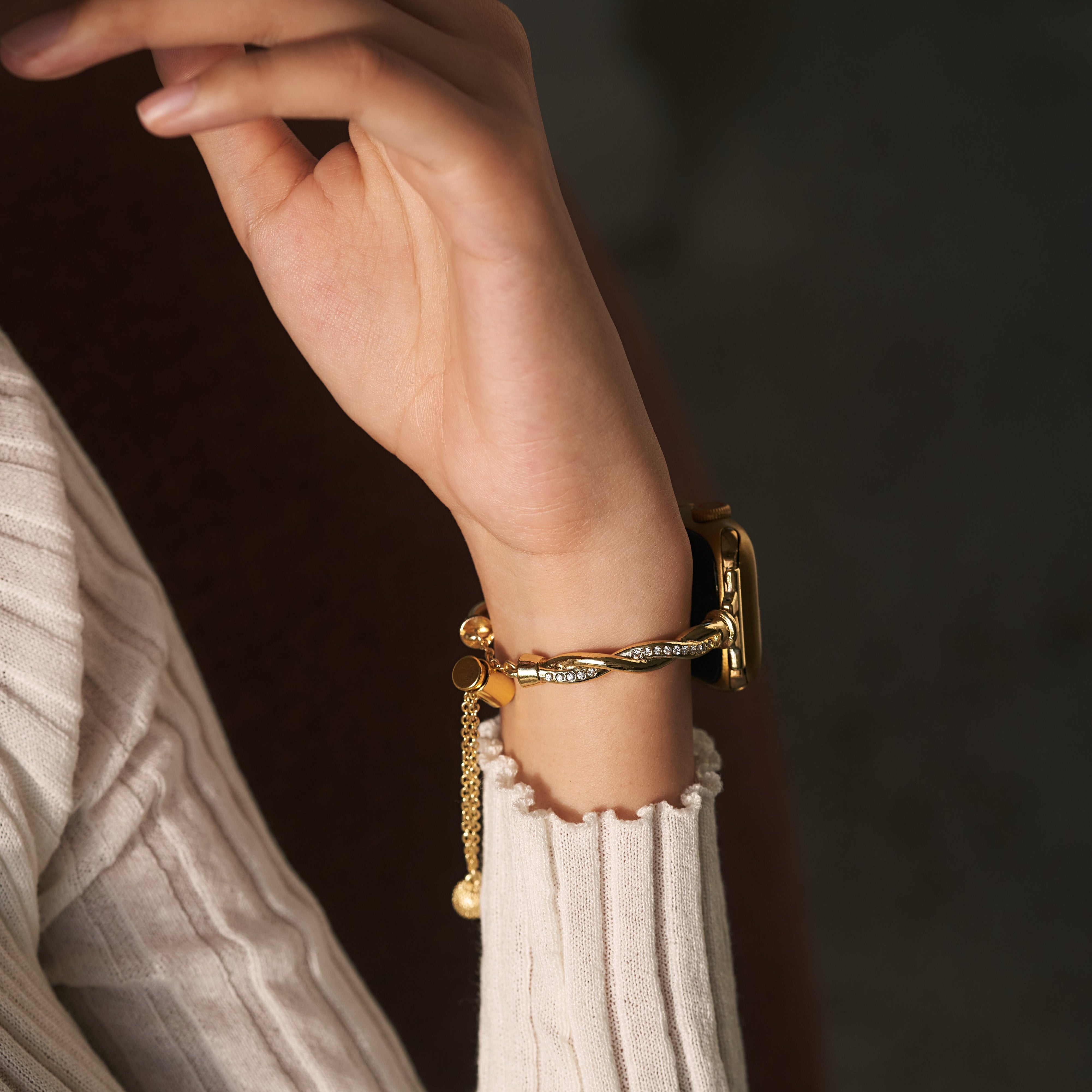 Slim Twist Metal Watch Band for Apple Watch