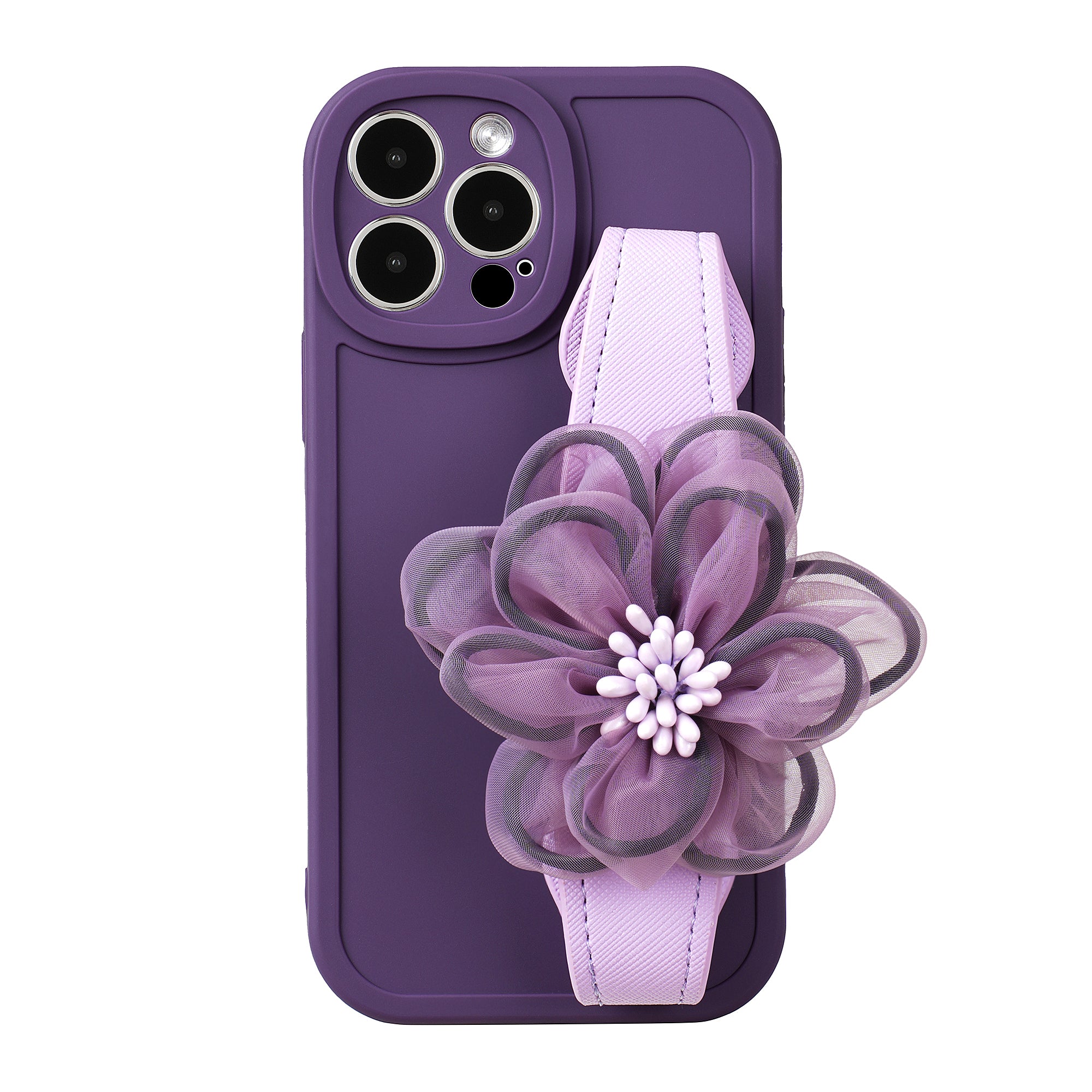 Flower Wristlet Phone Case