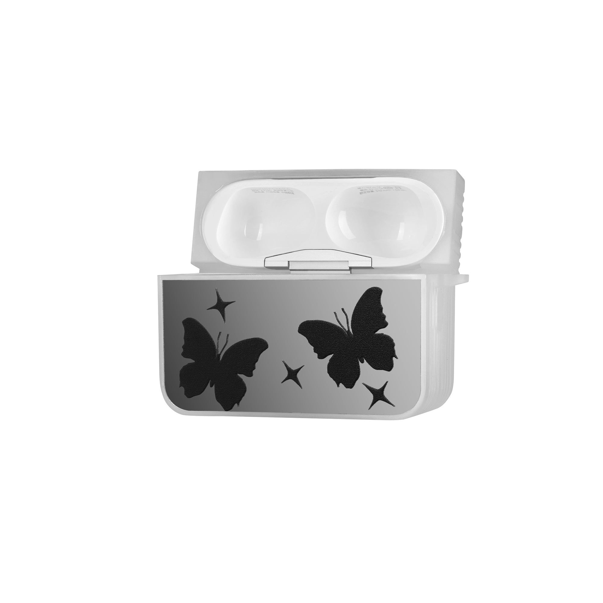 Reflective Mirror Butterfly AirPods Case