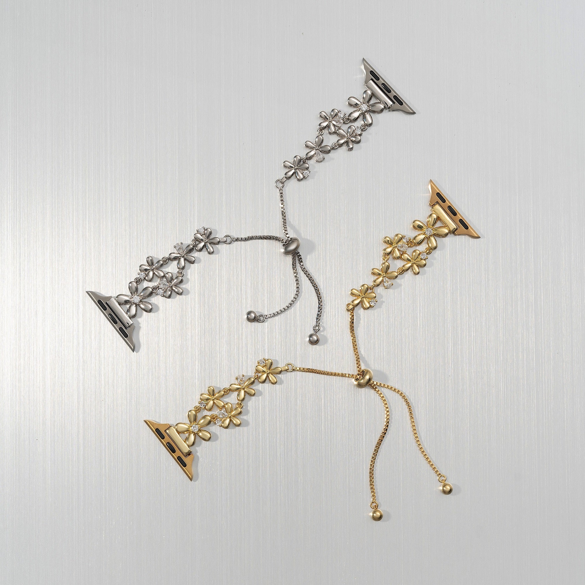 花が咲く腕時計バンド