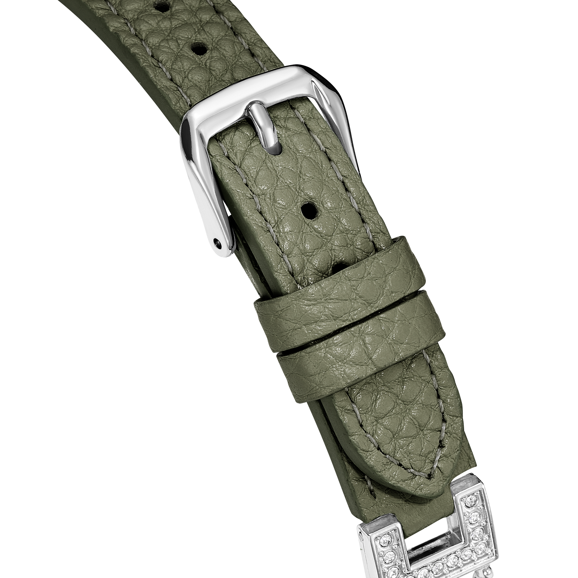 Love Funkelndes Lederarmband für Garmin