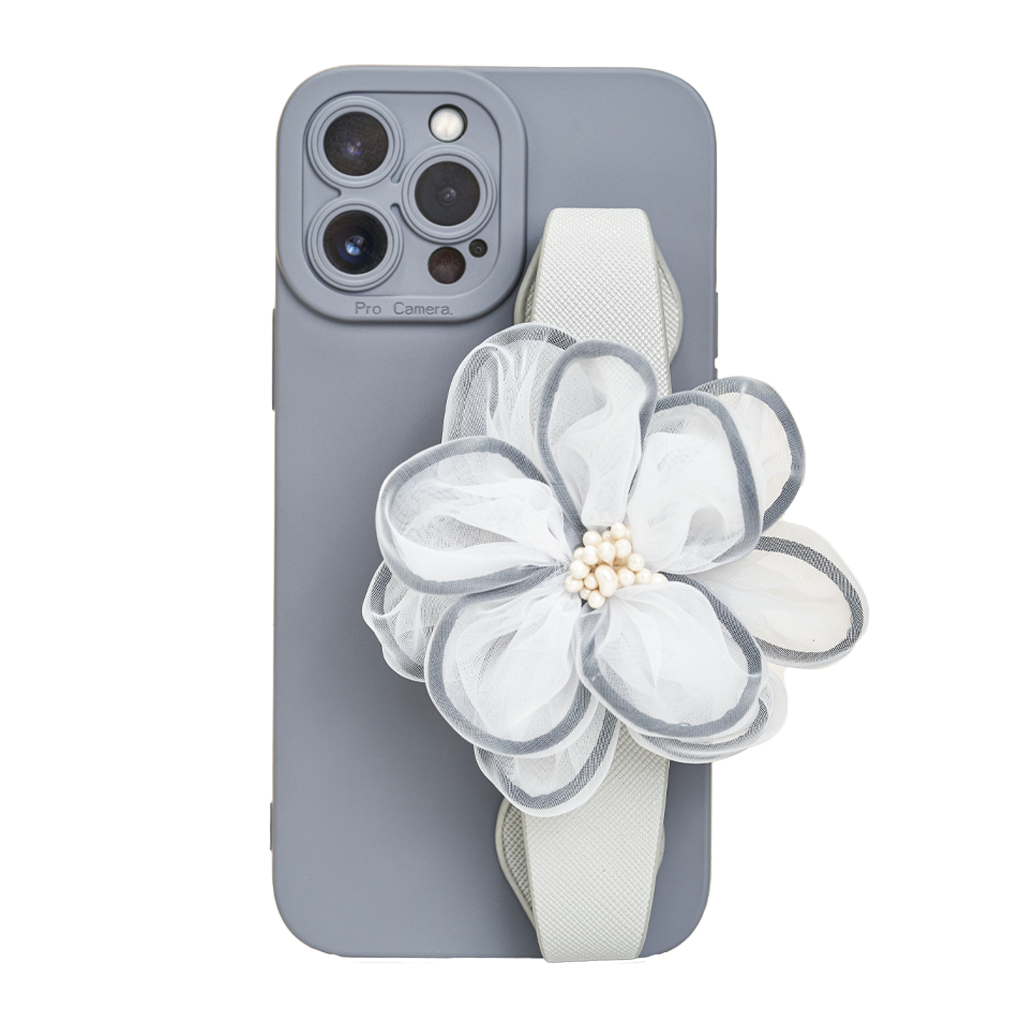 WHIMVOY Flower Wristlet Phone Case