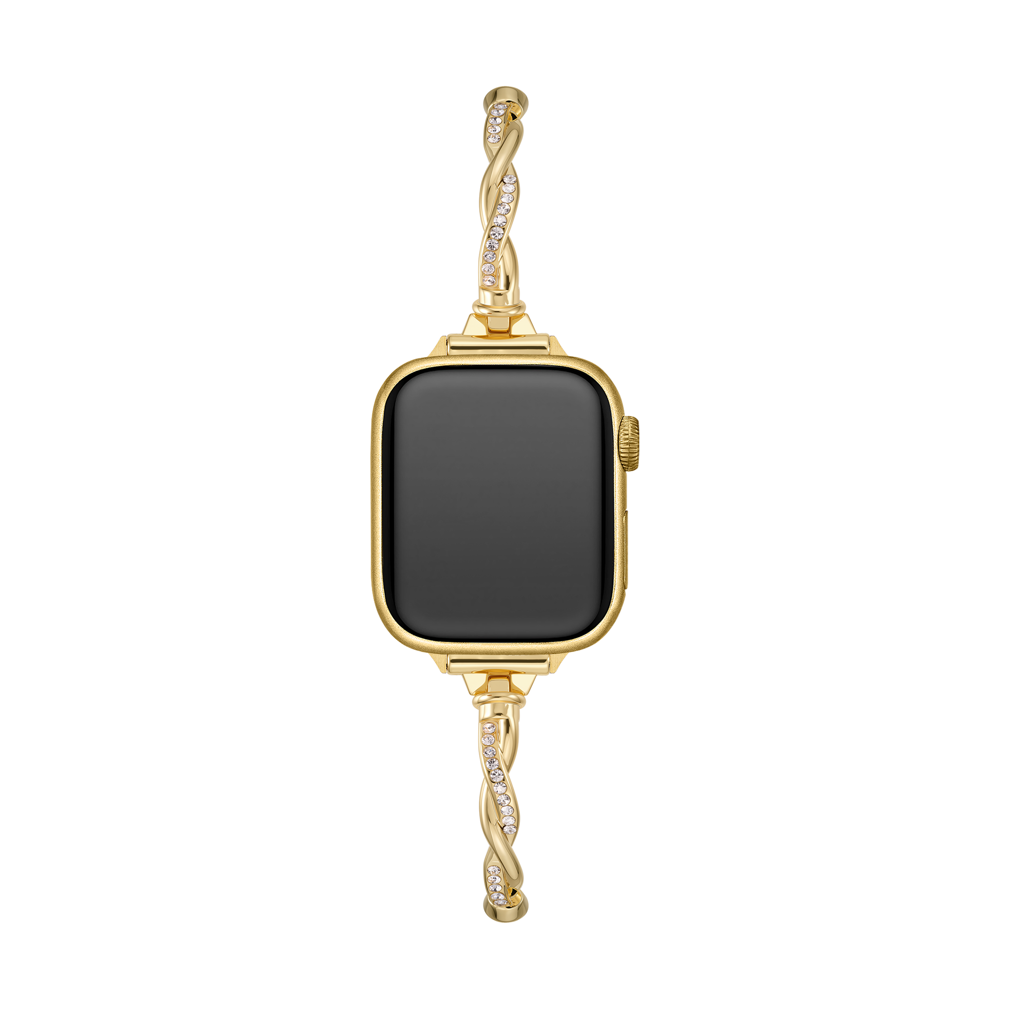 Schlankes Dreh Metall Armband für die Apple Watch