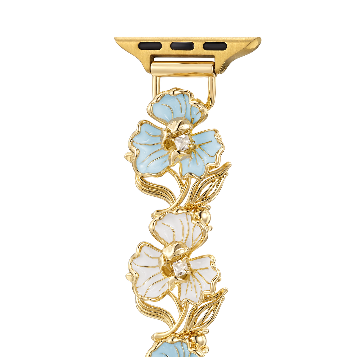 Enamel Iris Elastic Metal Watch Band for Galaxy
