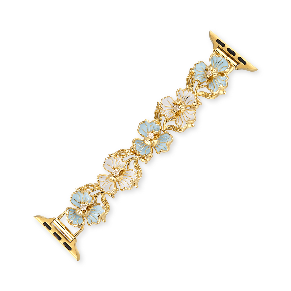 Enamel Iris Elastic Metal Watch Band for Galaxy