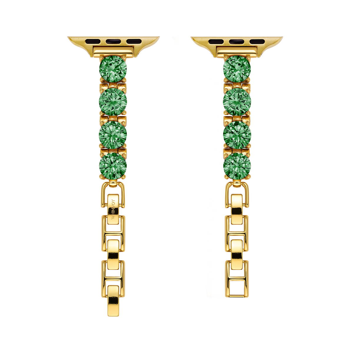 Round Zircon Copper Watch Band for Xiaomi