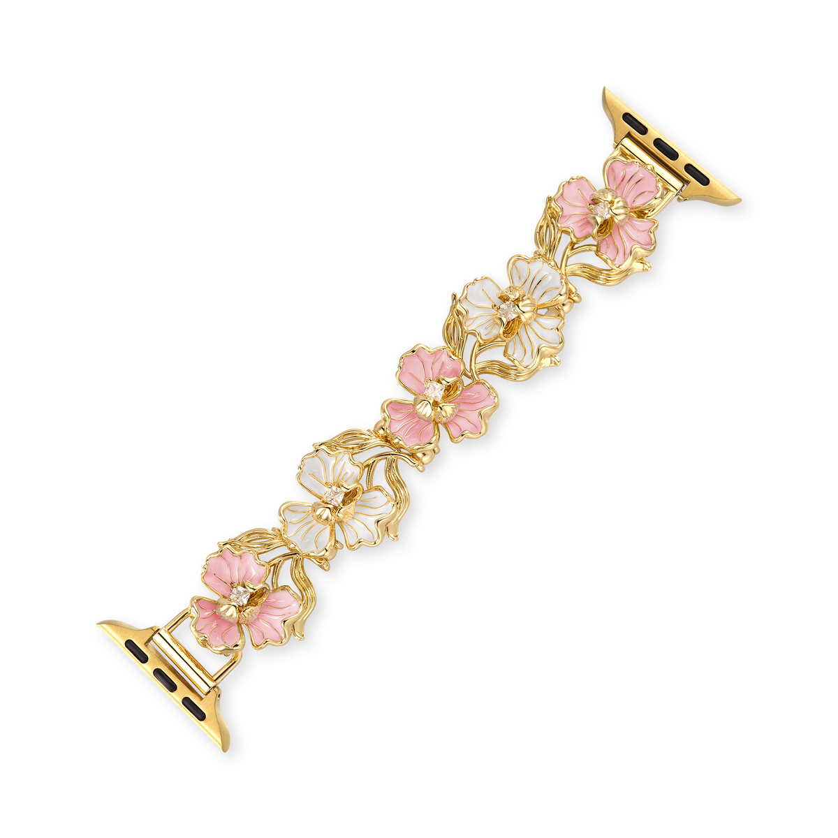 Enamel Iris Elastic Metal Watch Band for Galaxy